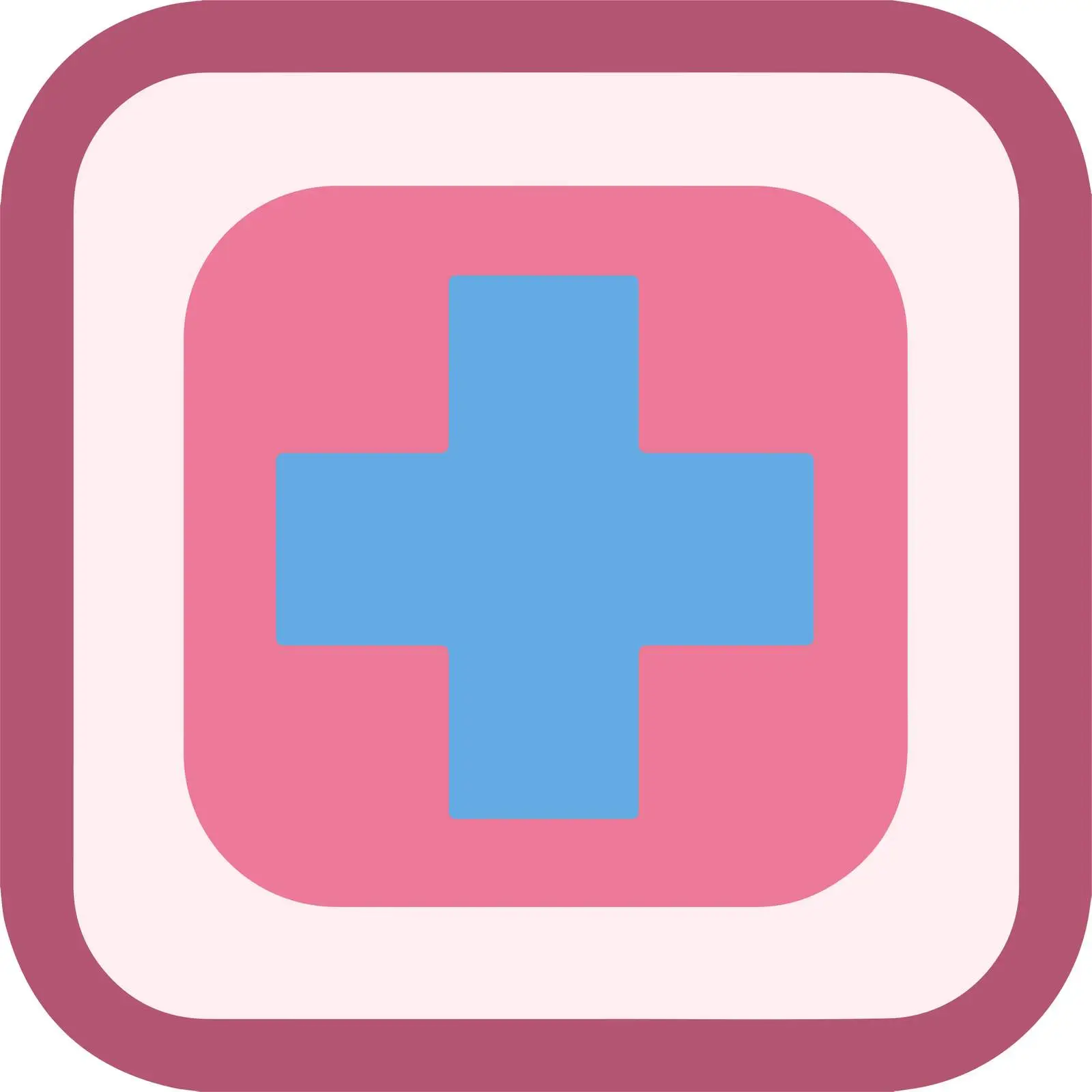 Geometric Hospital Icon Design — free download from Dotvec