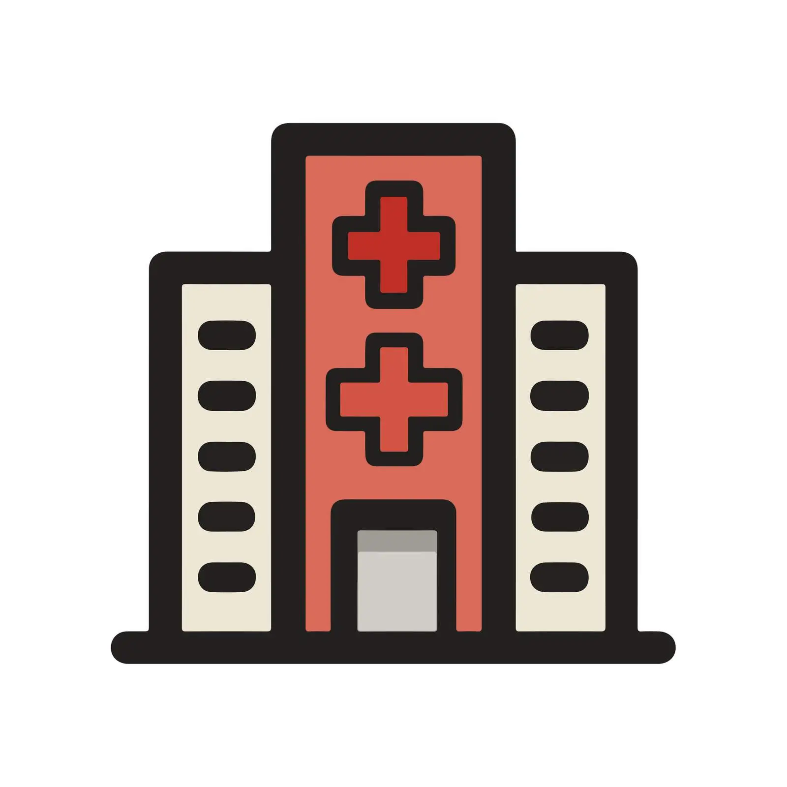 Hospital Icon Design — free download from Dotvec