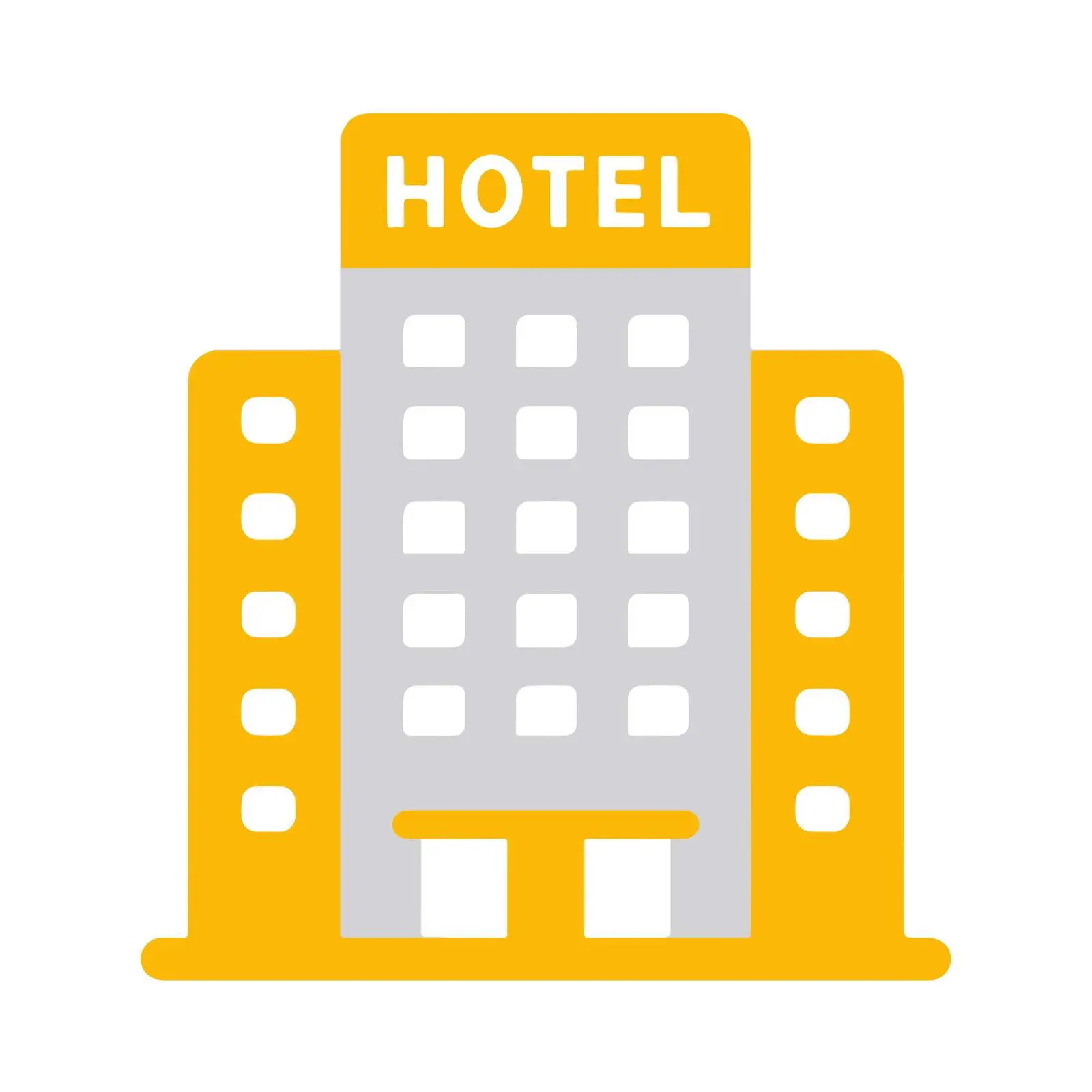 Modern Hotel Icon Design — free download from Dotvec