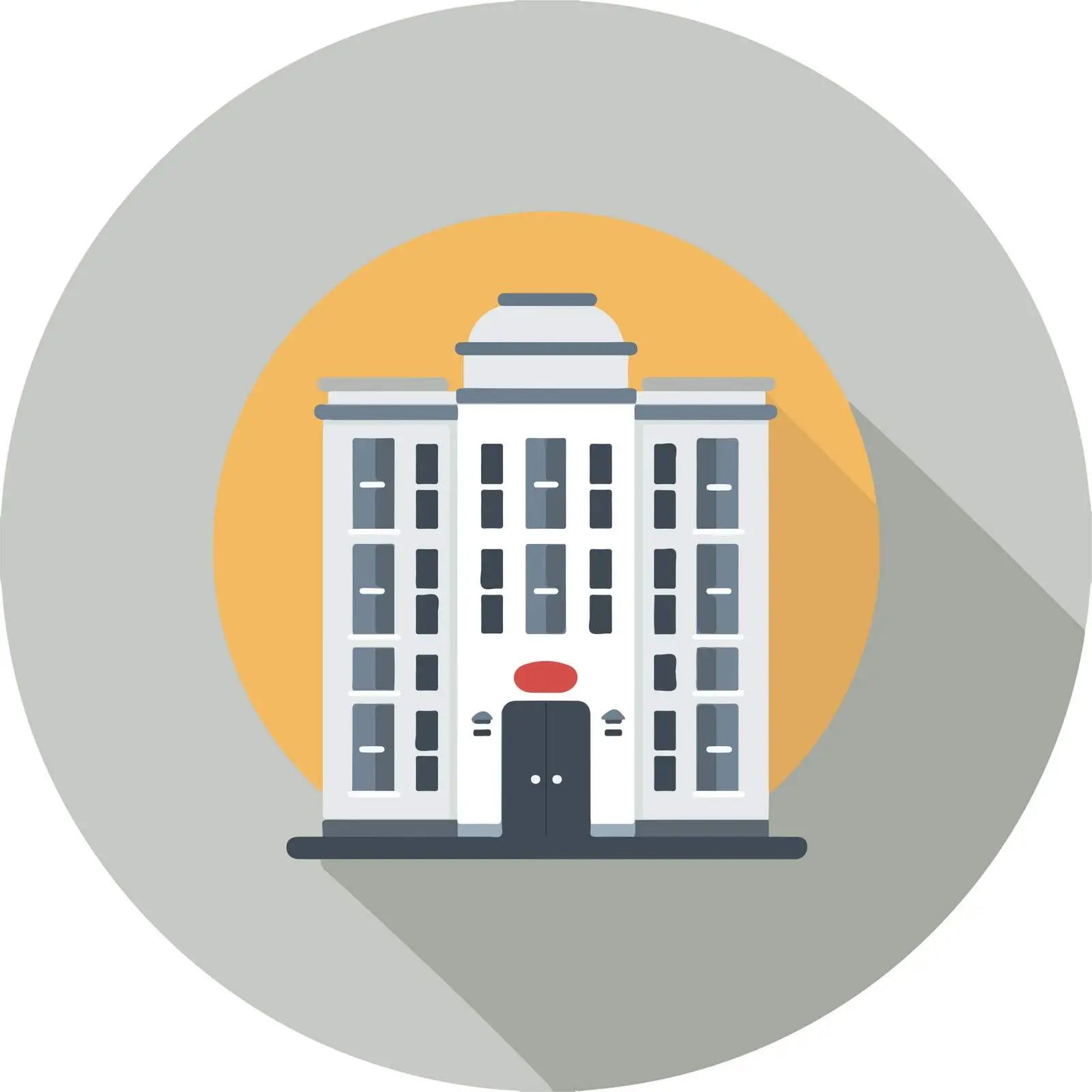 Minimalist Hotel Icon — free download from Dotvec