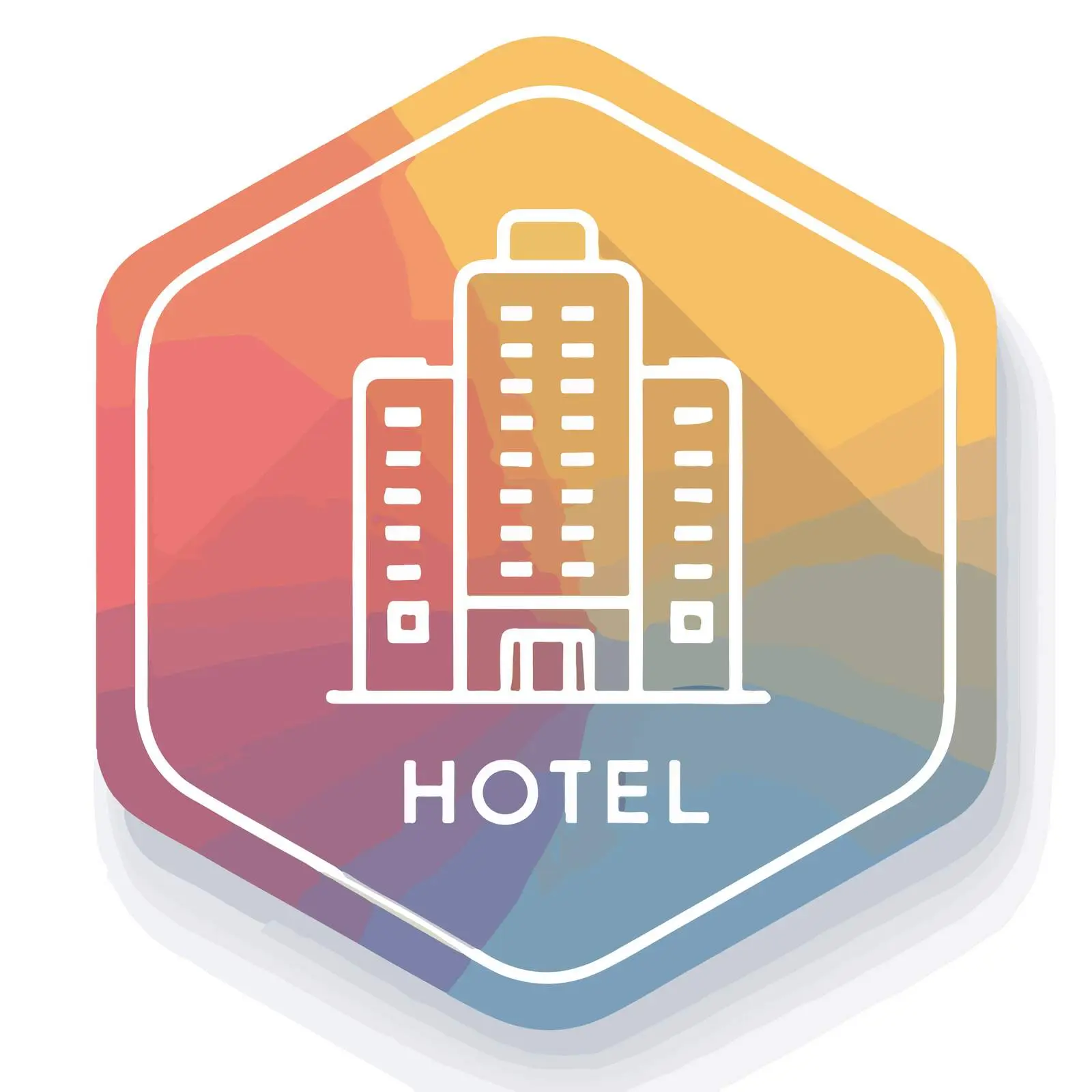 Hotel Monoline Icon Design — free download from Dotvec