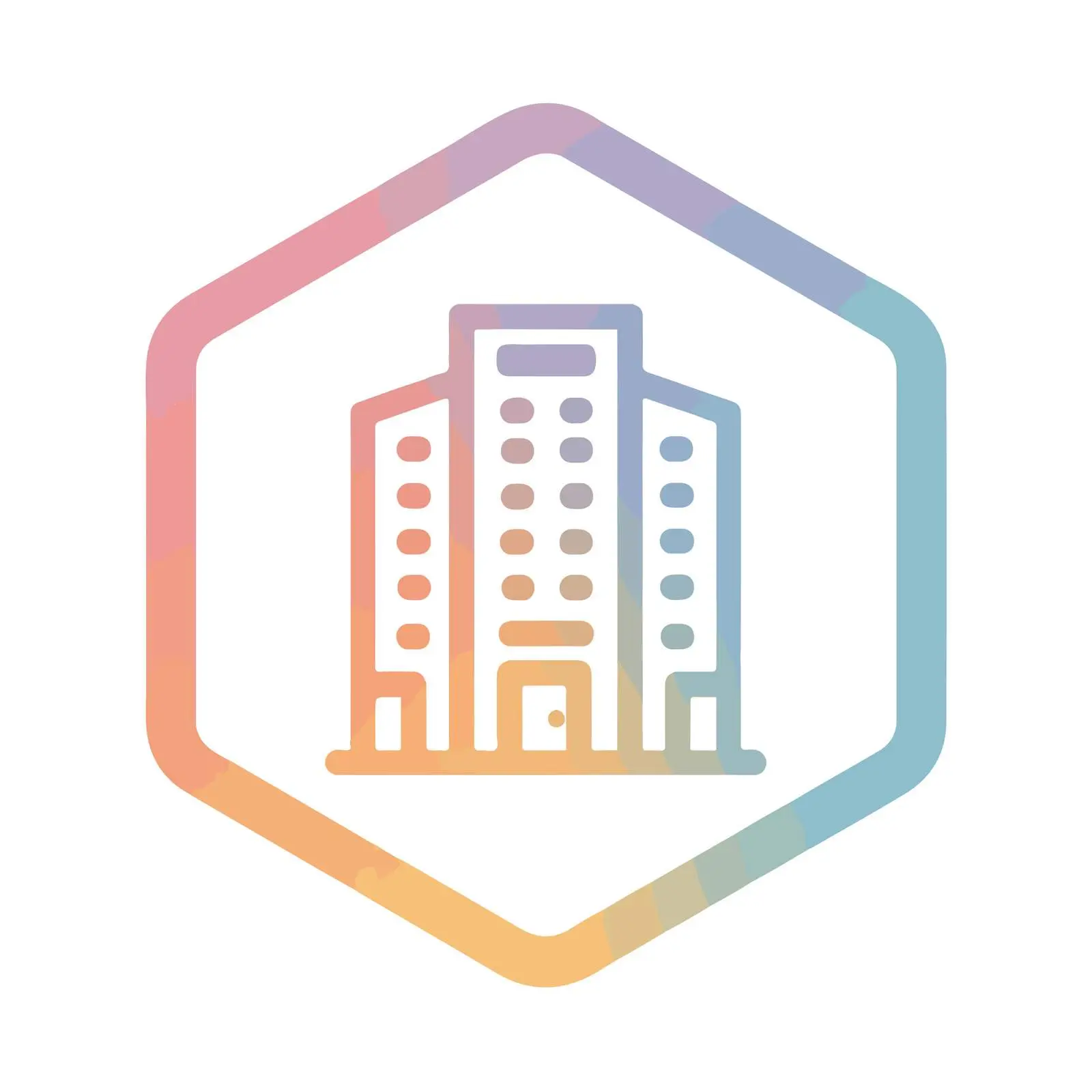 Modern Hotel Icon — free download from Dotvec