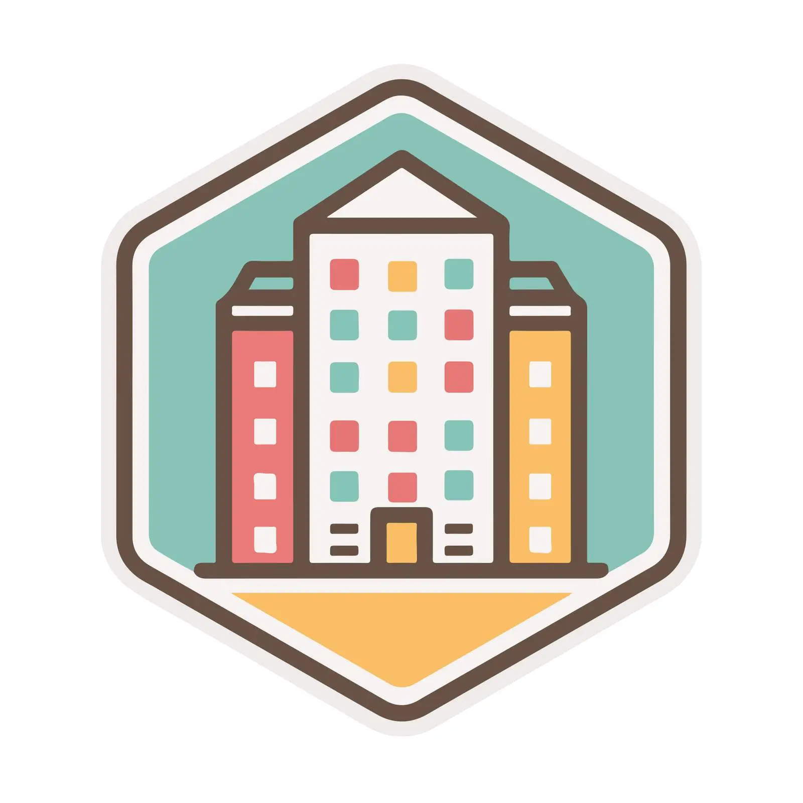 Bold Hotel Icon Design — free download from Dotvec