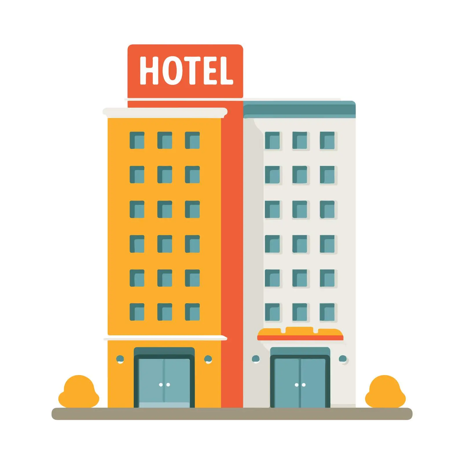 Minimal Bold Hotel Icon — free download from Dotvec