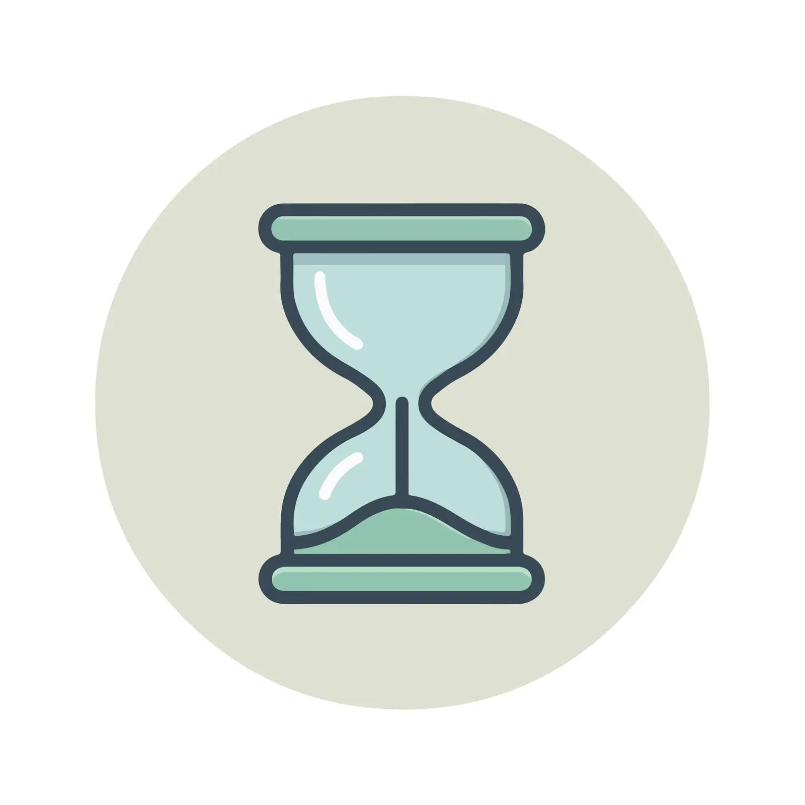 Hourglass Icon for Time Management — free download from Dotvec