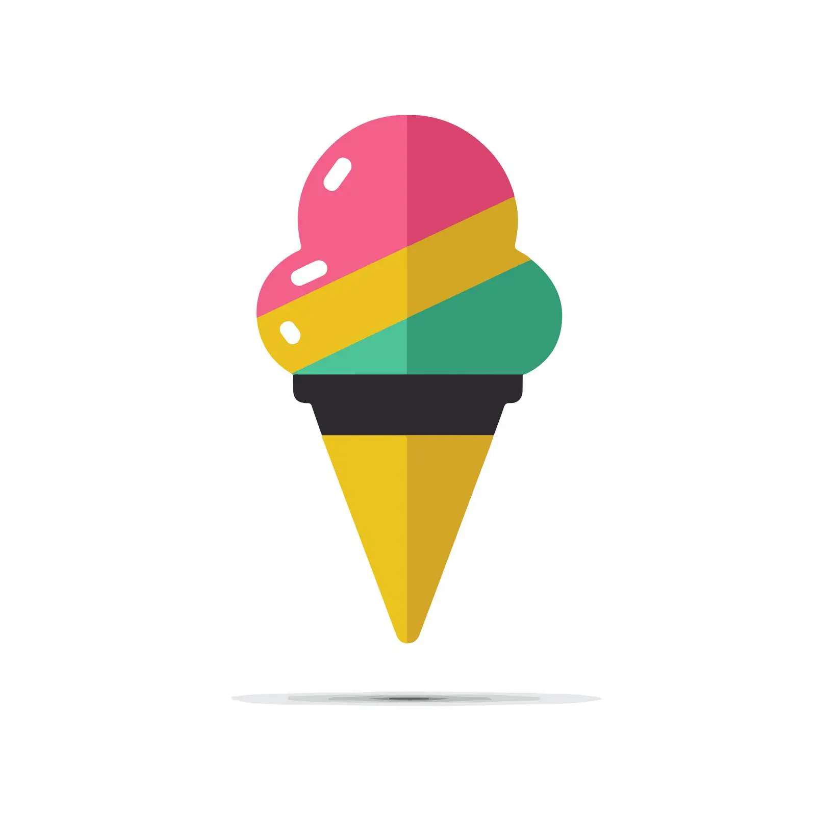 Bold Ice Cream Icon Design — free download from Dotvec