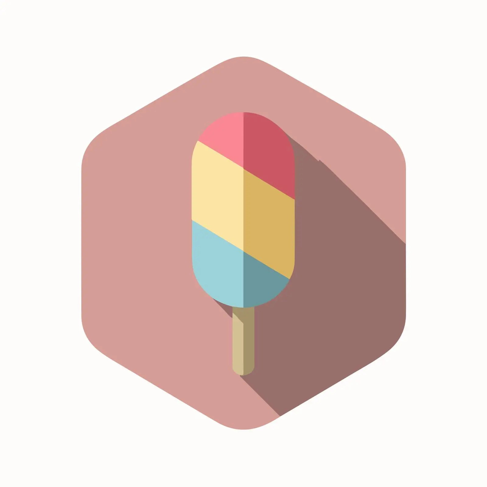 Ice Cream Geometric Icon Design — free download from Dotvec