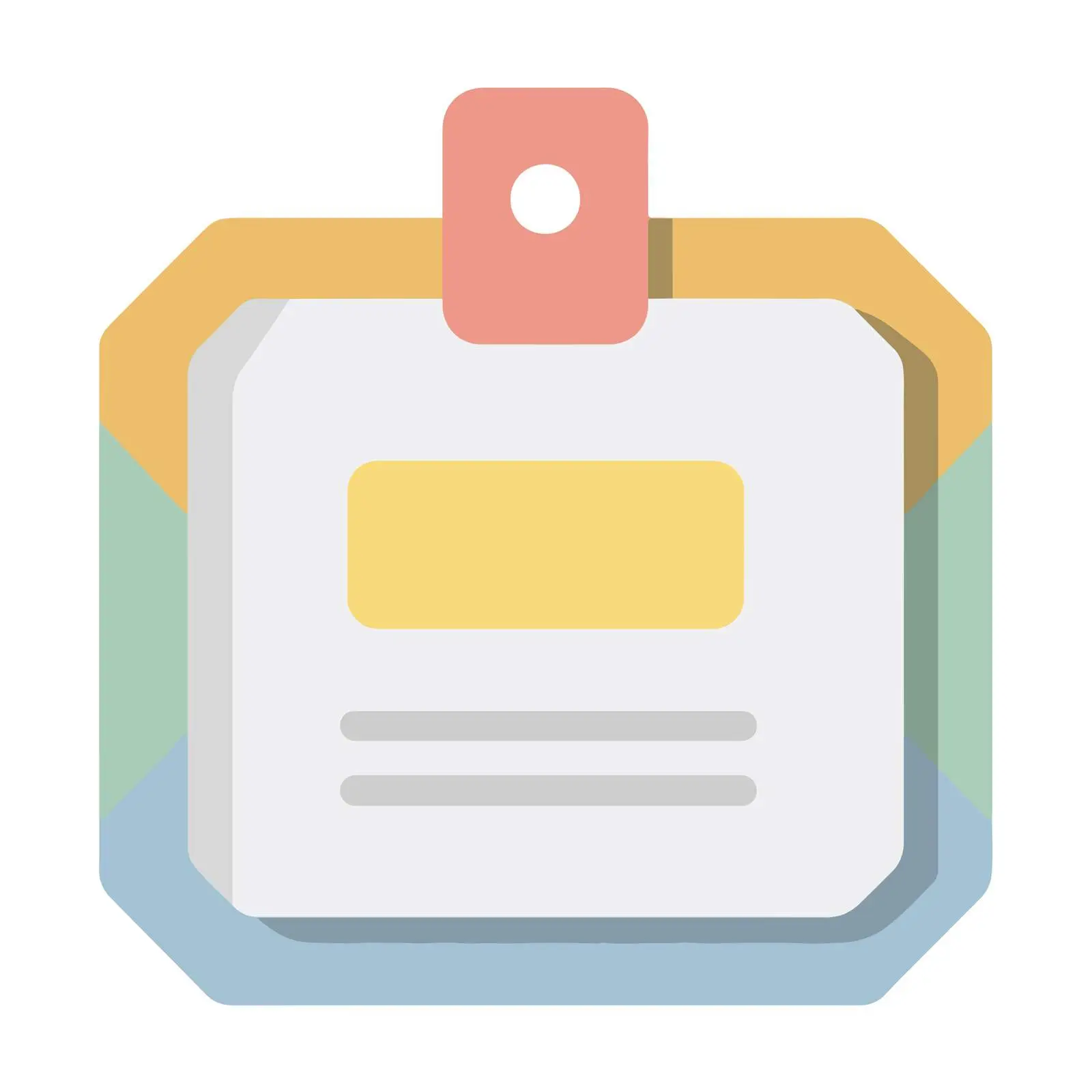 Minimalist ID Card Icon Design — free download from Dotvec