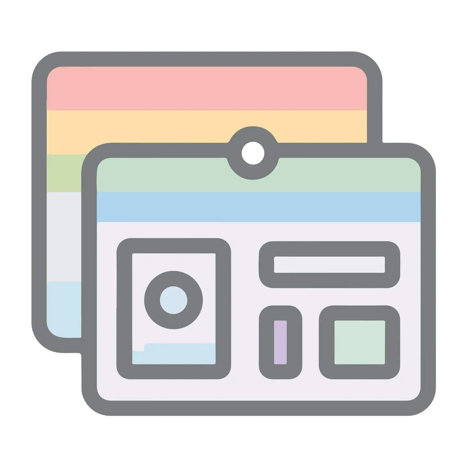 ID Card Flat Design Icon — free download from Dotvec