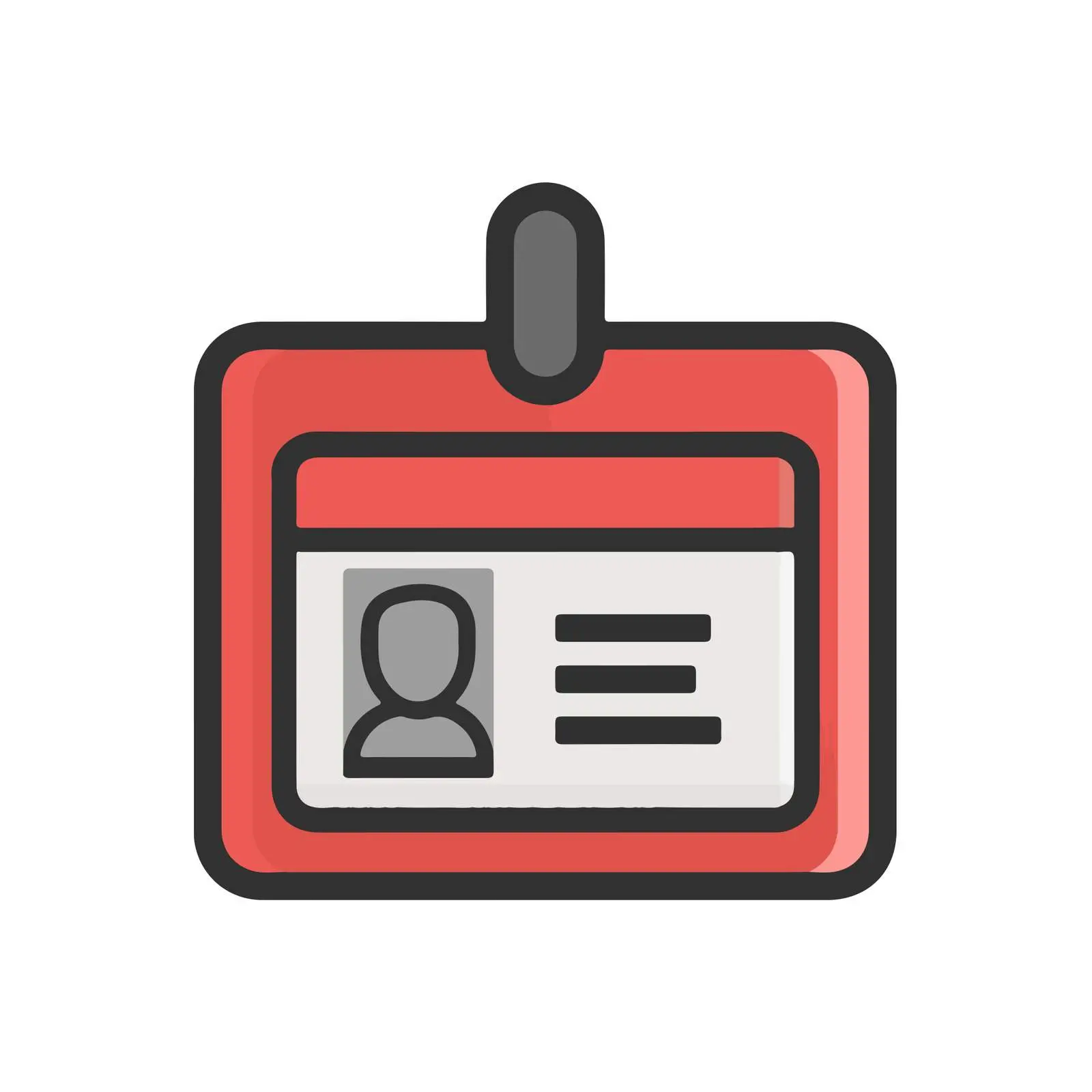 Modern ID Card Icon — free download from Dotvec