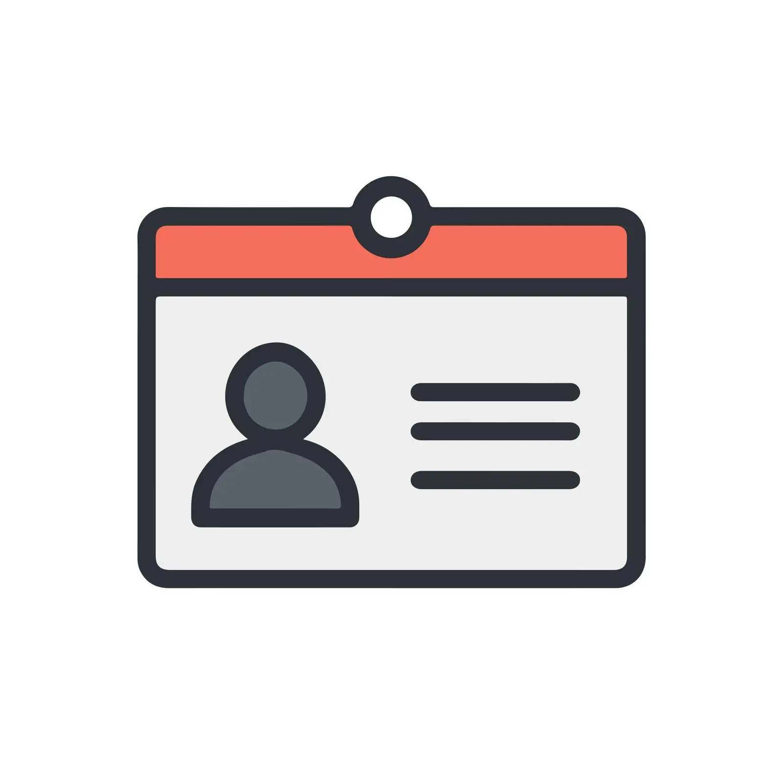 Identity Card Icon — free download from Dotvec