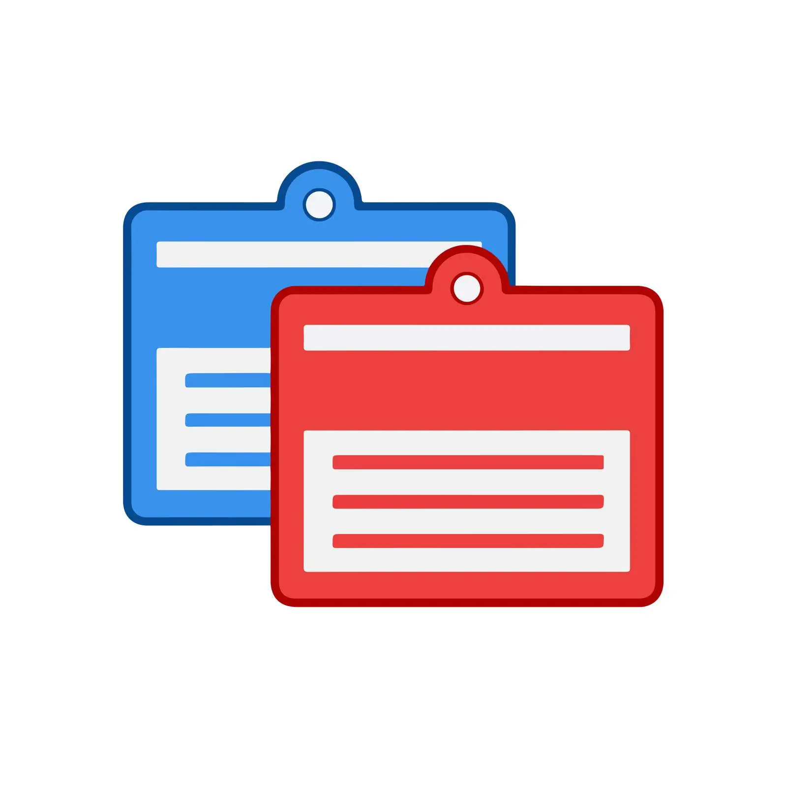 Bold ID Card Icon — free download from Dotvec