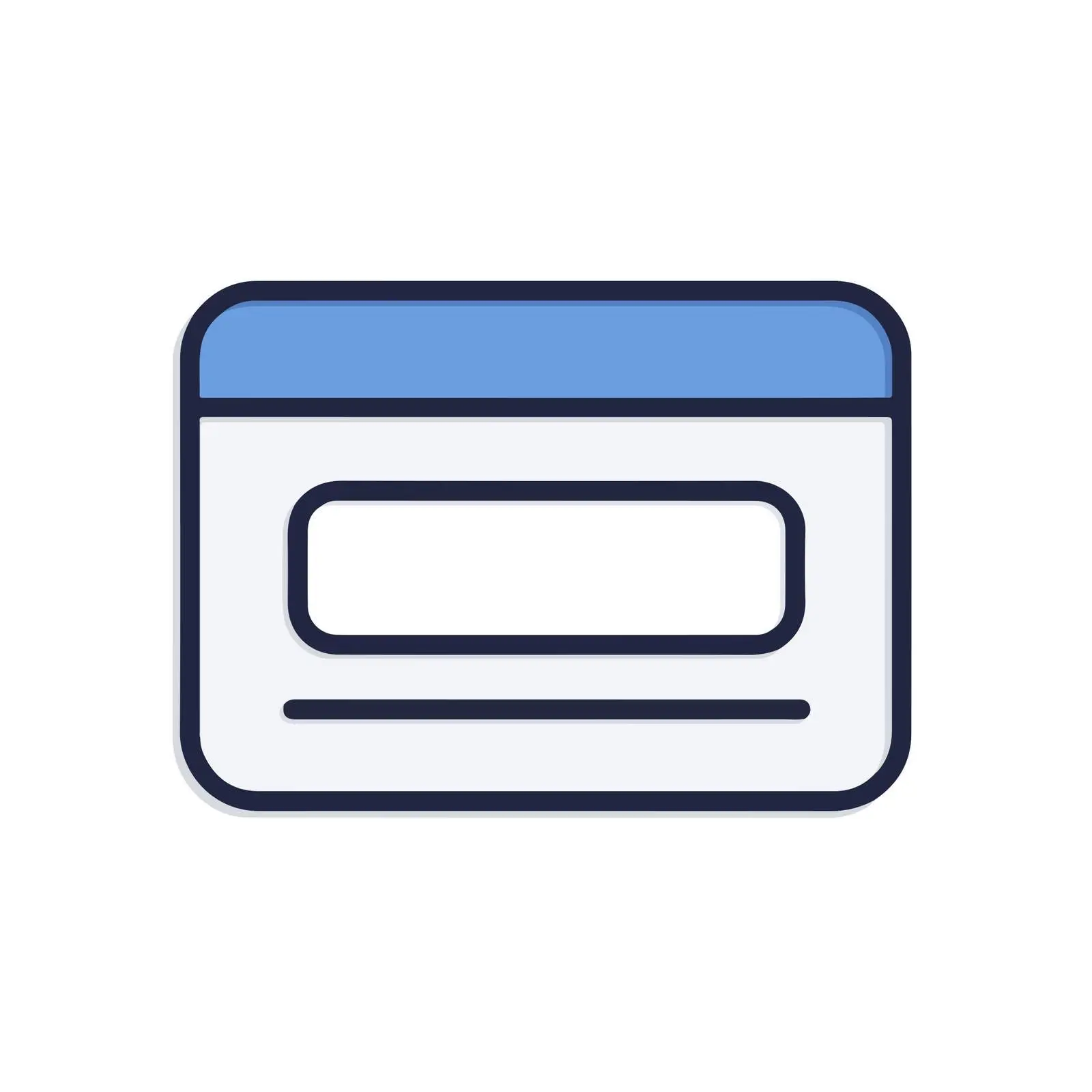 Bold ID Card Icon — free download from Dotvec