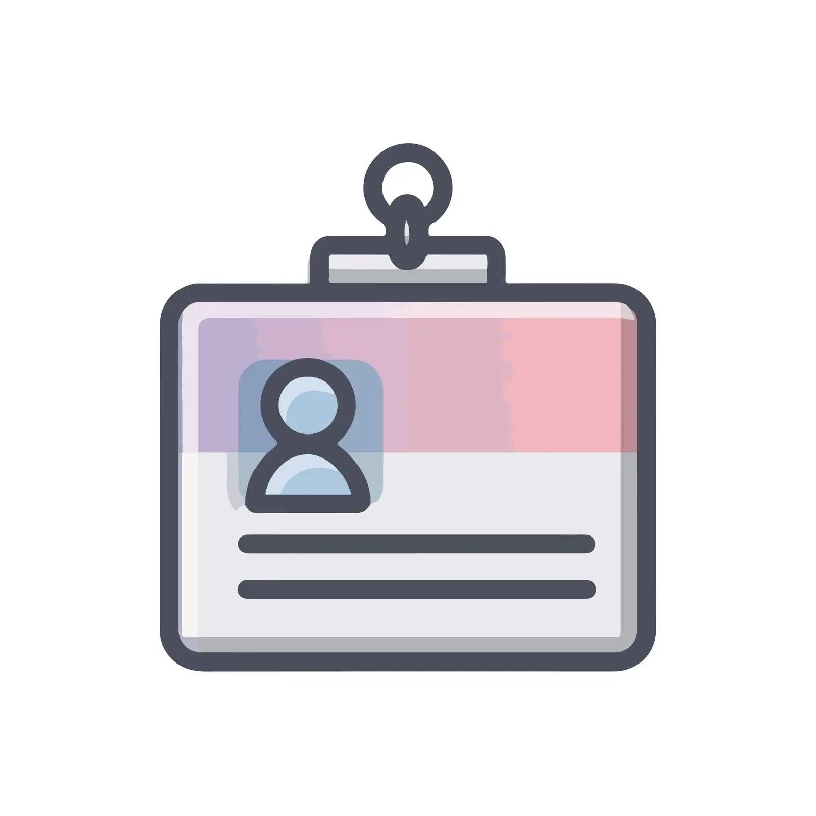 Modern ID Card Icon Design — free download from Dotvec