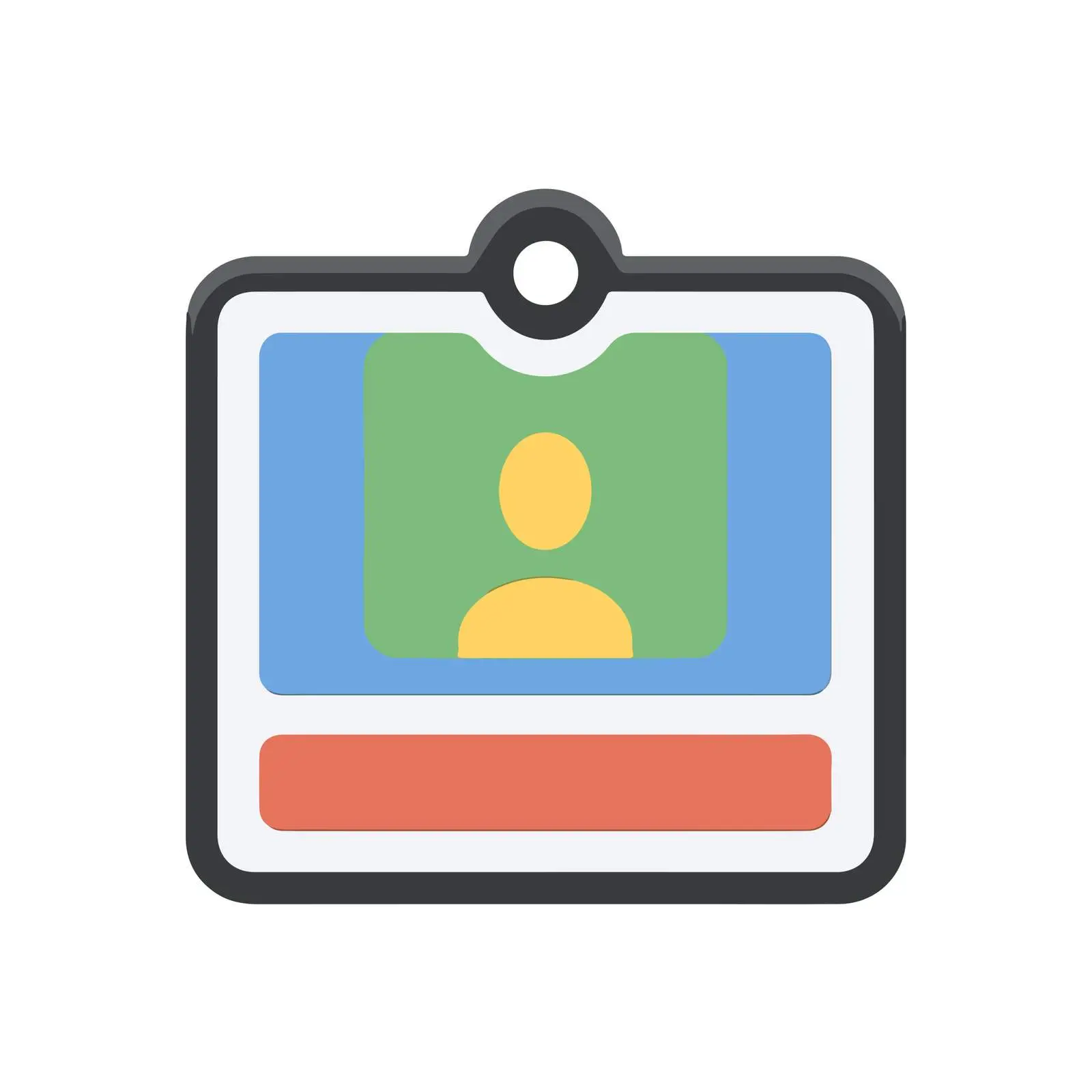Bold ID Card Icon — free download from Dotvec