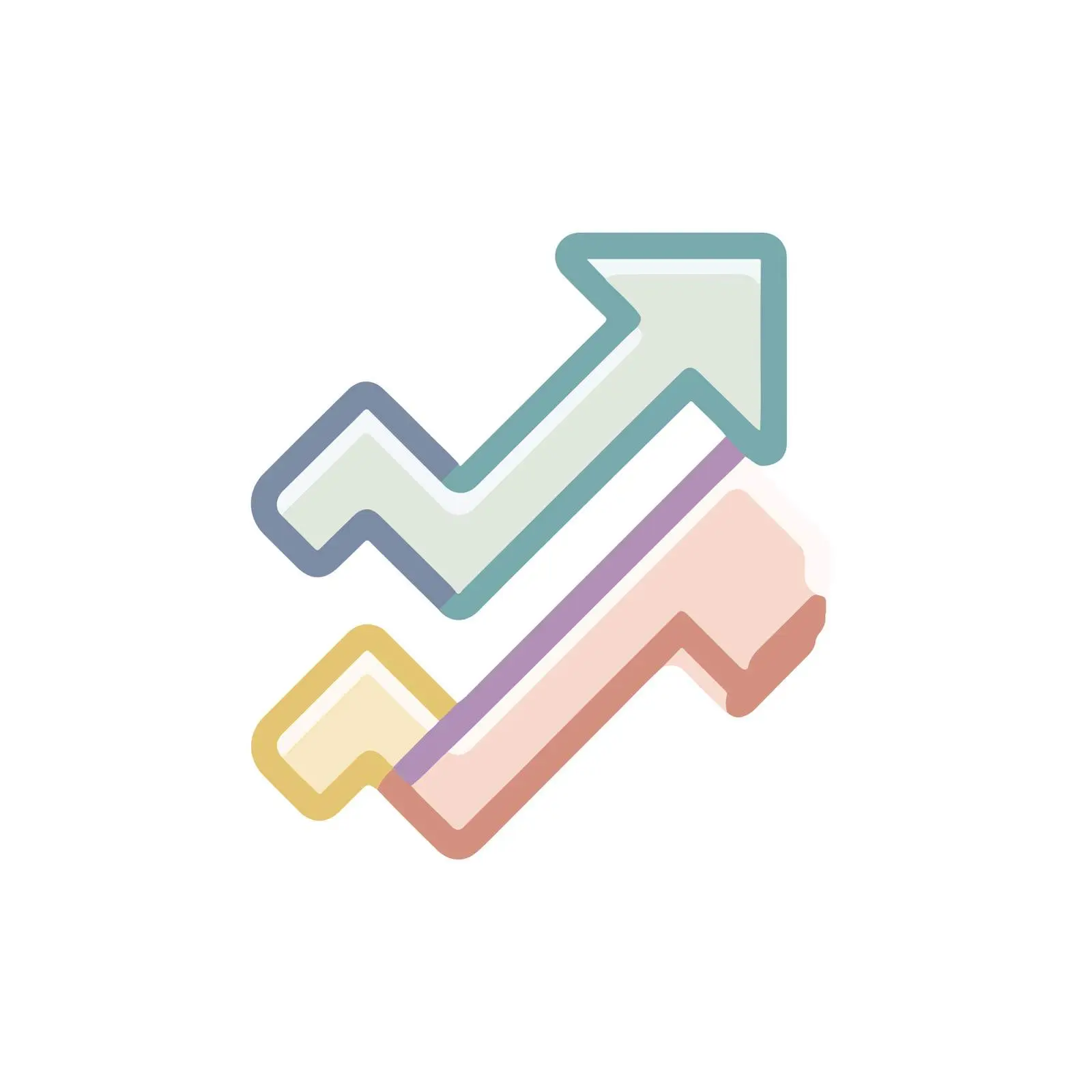 Bold Increase Arrow Flat Icon — free download from Dotvec
