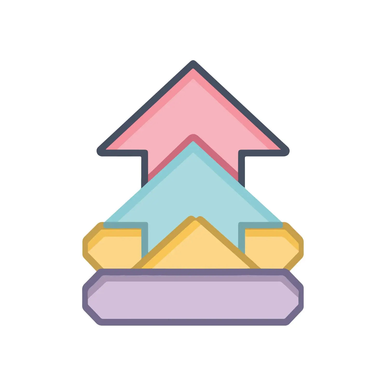 Bold Increase Arrow Icon — free download from Dotvec