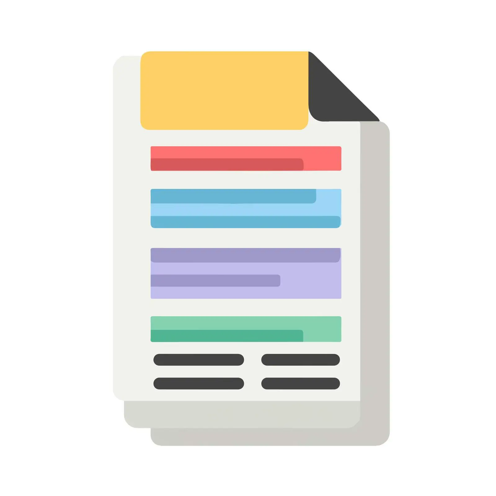 Minimal Invoice Icon — free download from Dotvec