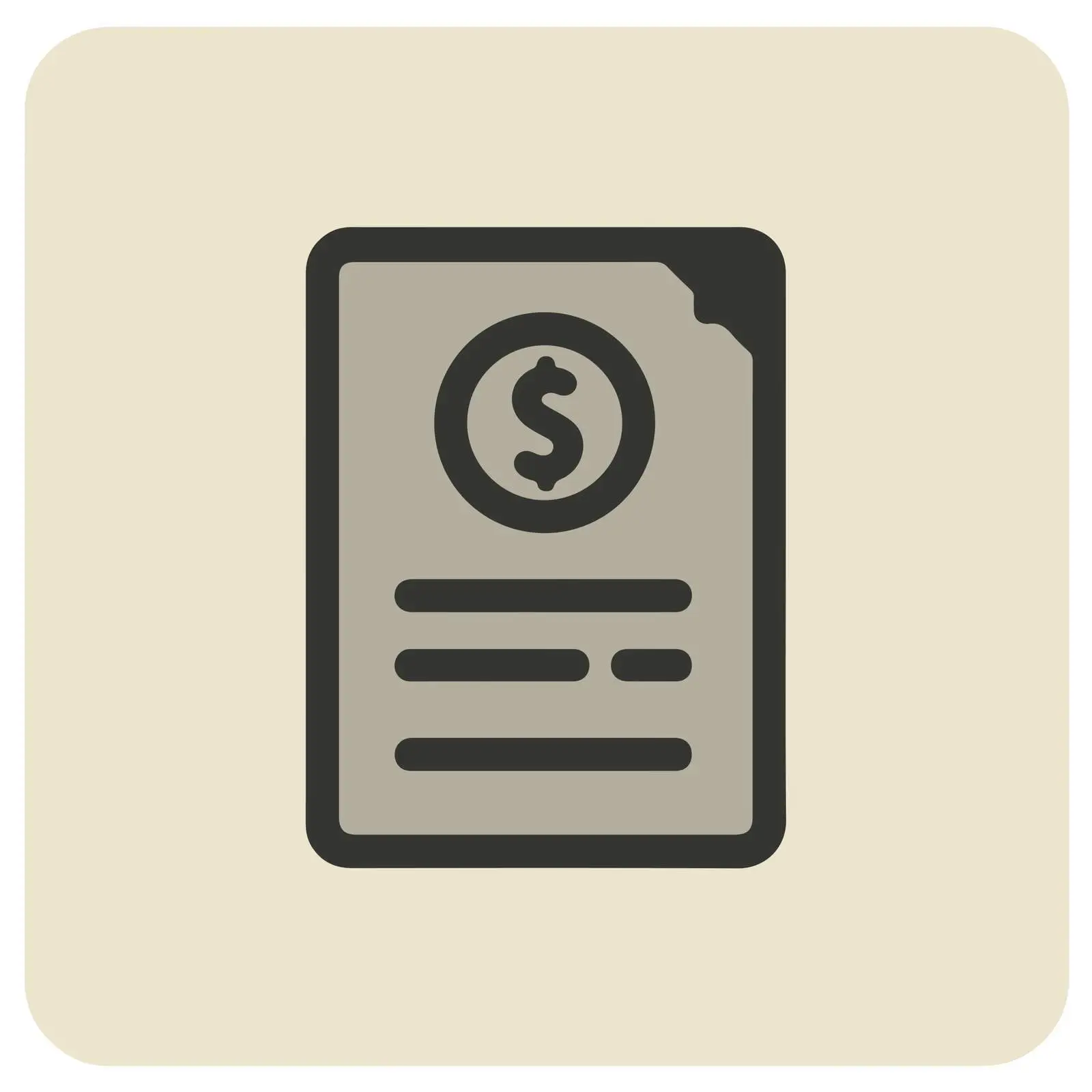 Professional Invoice Icon Design — free download from Dotvec