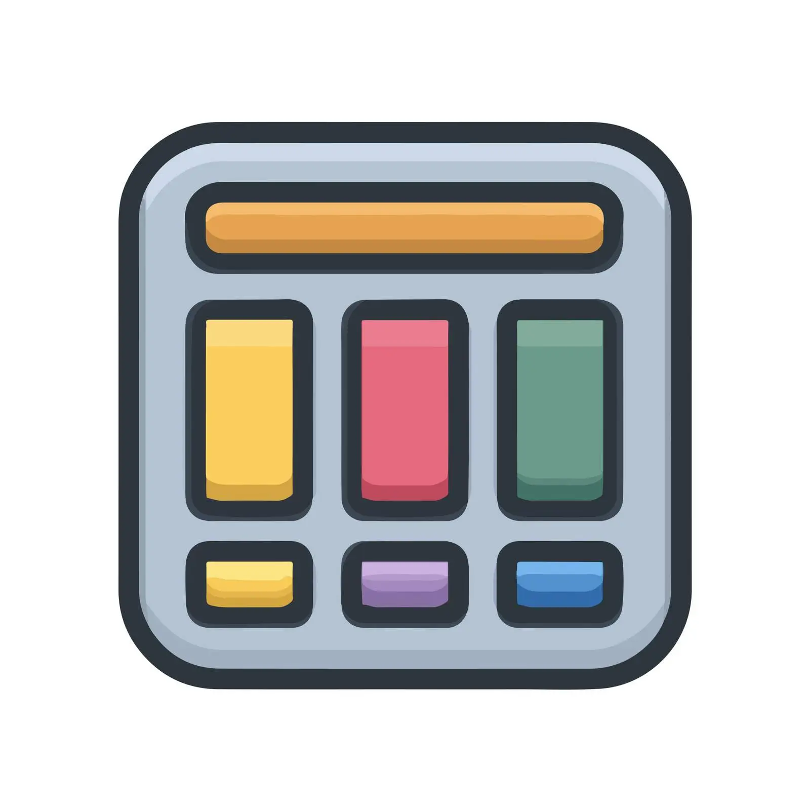 Kanban Board UI Icon — free download from Dotvec