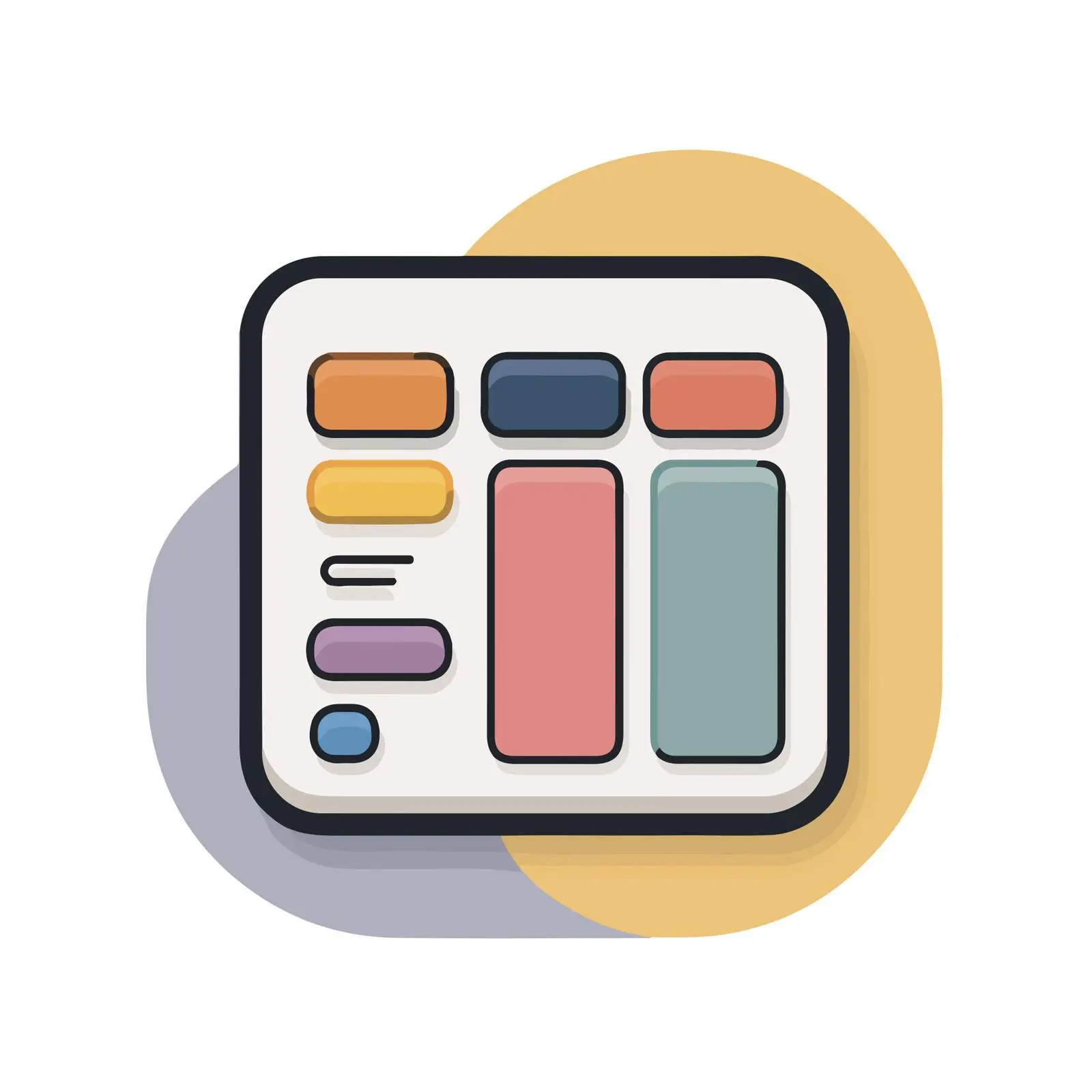 Kanban Board Icon — free download from Dotvec