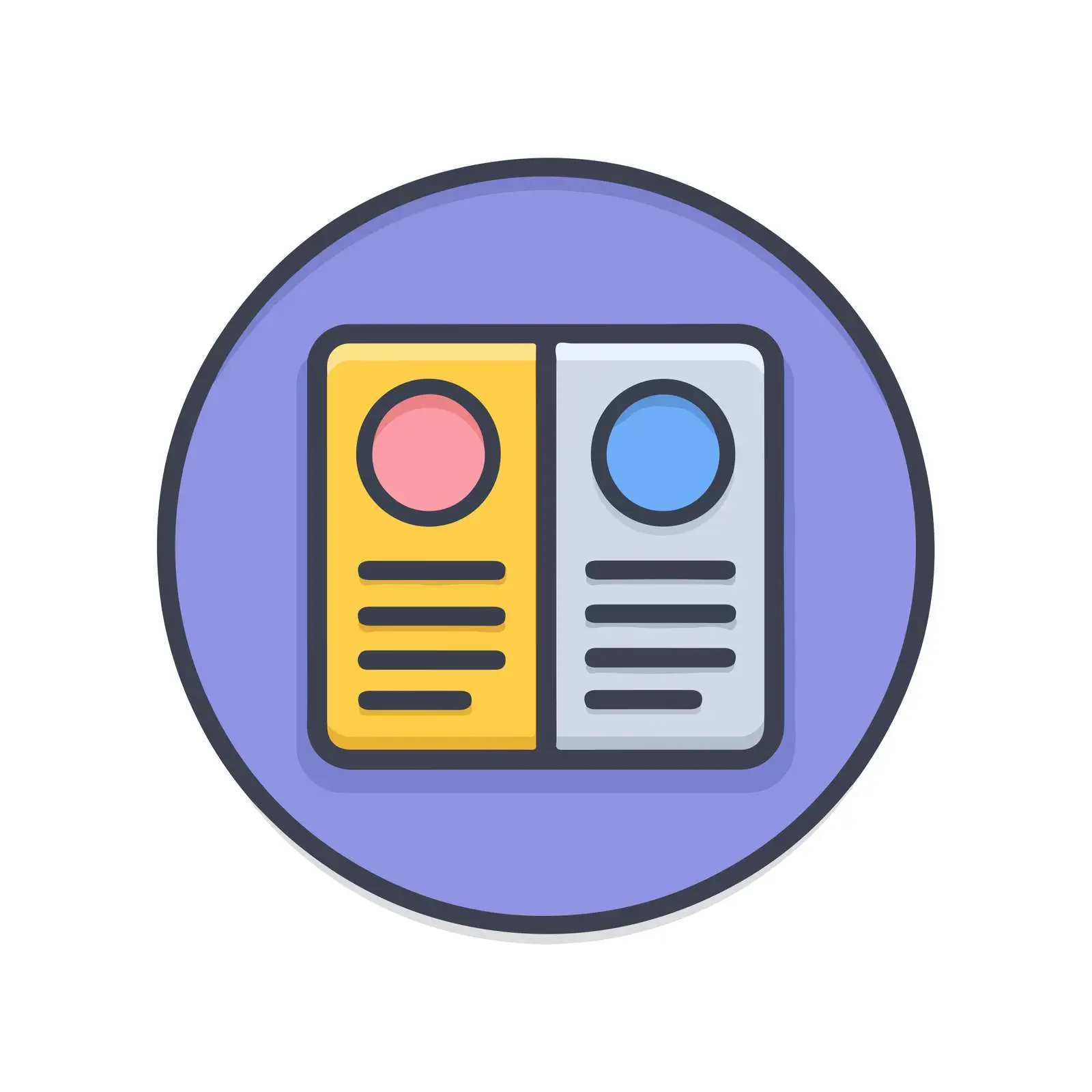 Kanban Board Clean UI Icon — free download from Dotvec