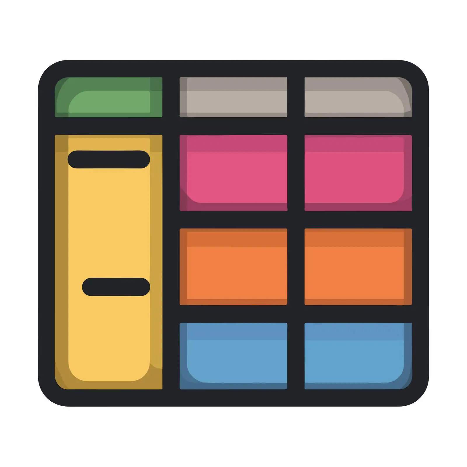 Bold Kanban Board Icon — free download from Dotvec