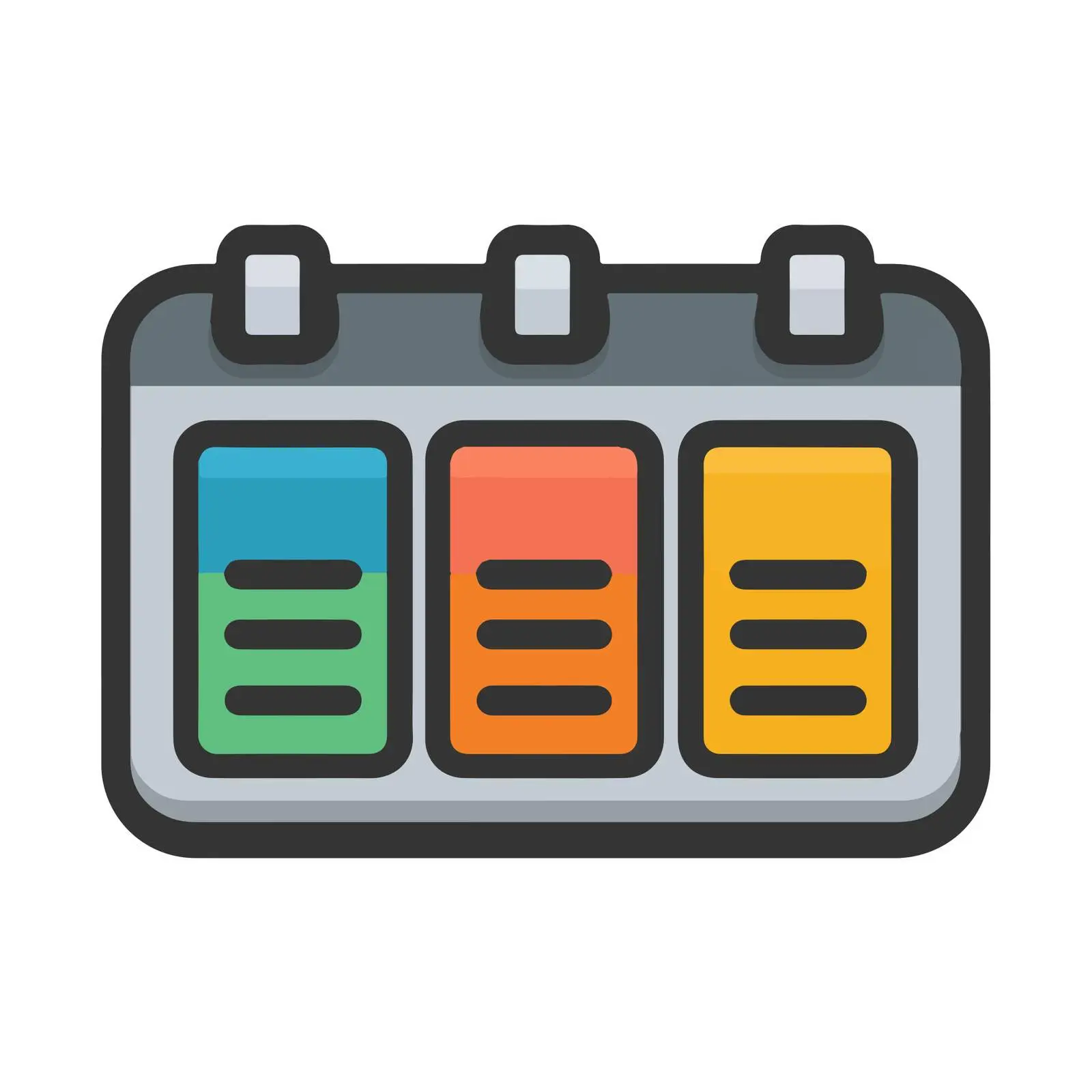 Kanban Board Icon — free download from Dotvec