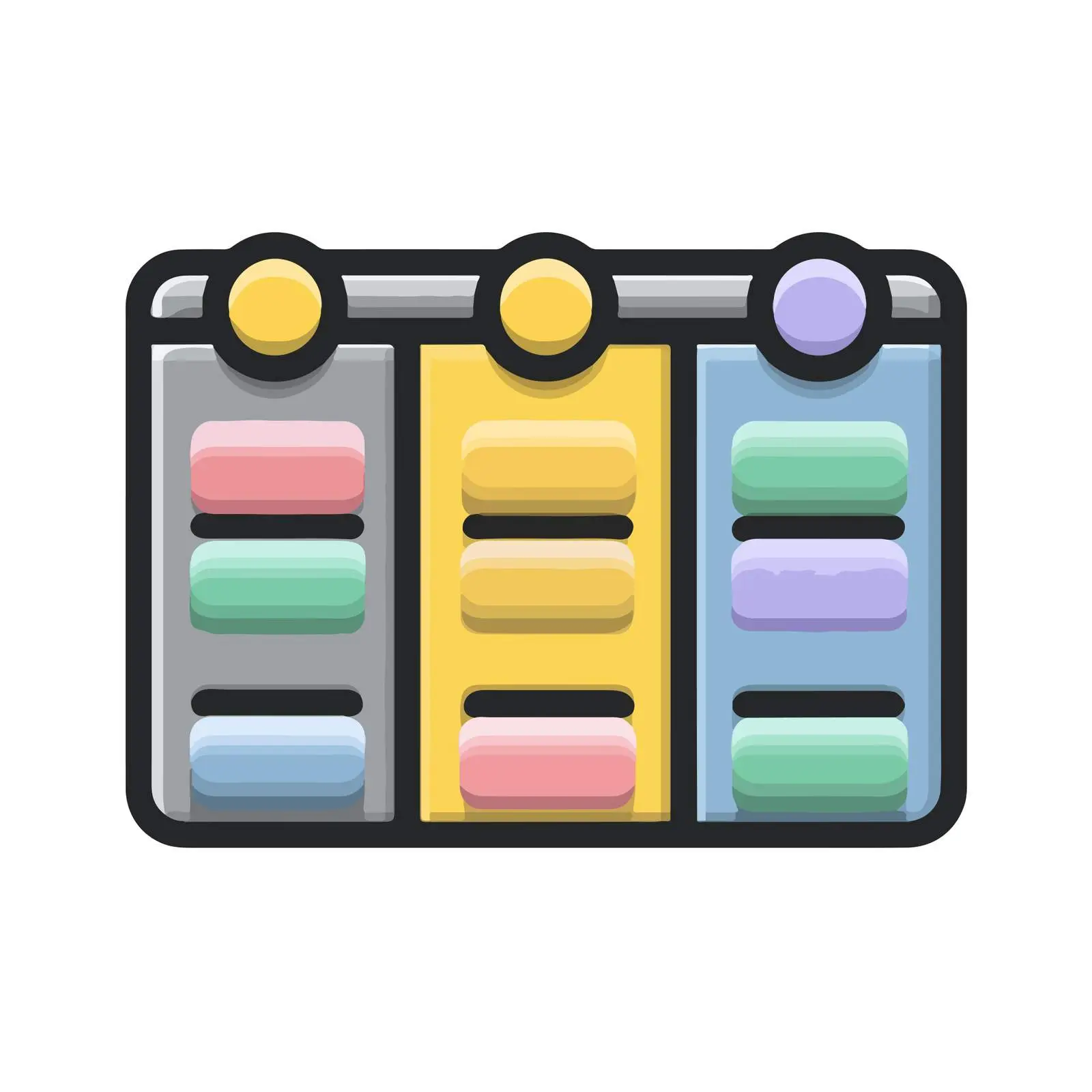 Kanban Board Icon — free download from Dotvec