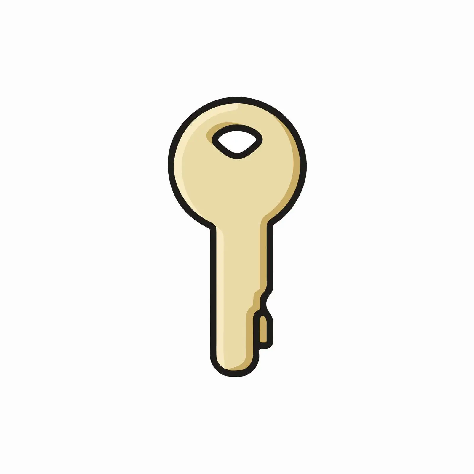 Minimalist Key Icon — free download from Dotvec