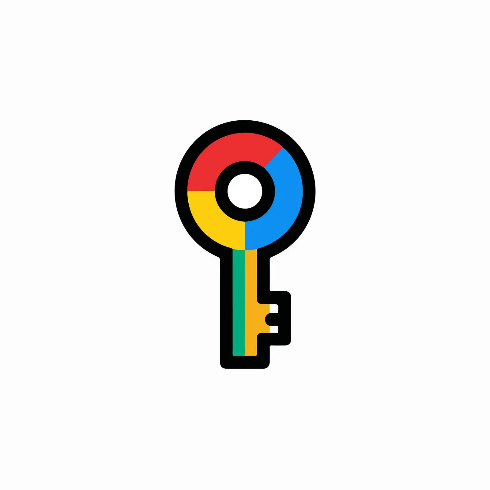 Minimalistic Key Icon — free download from Dotvec