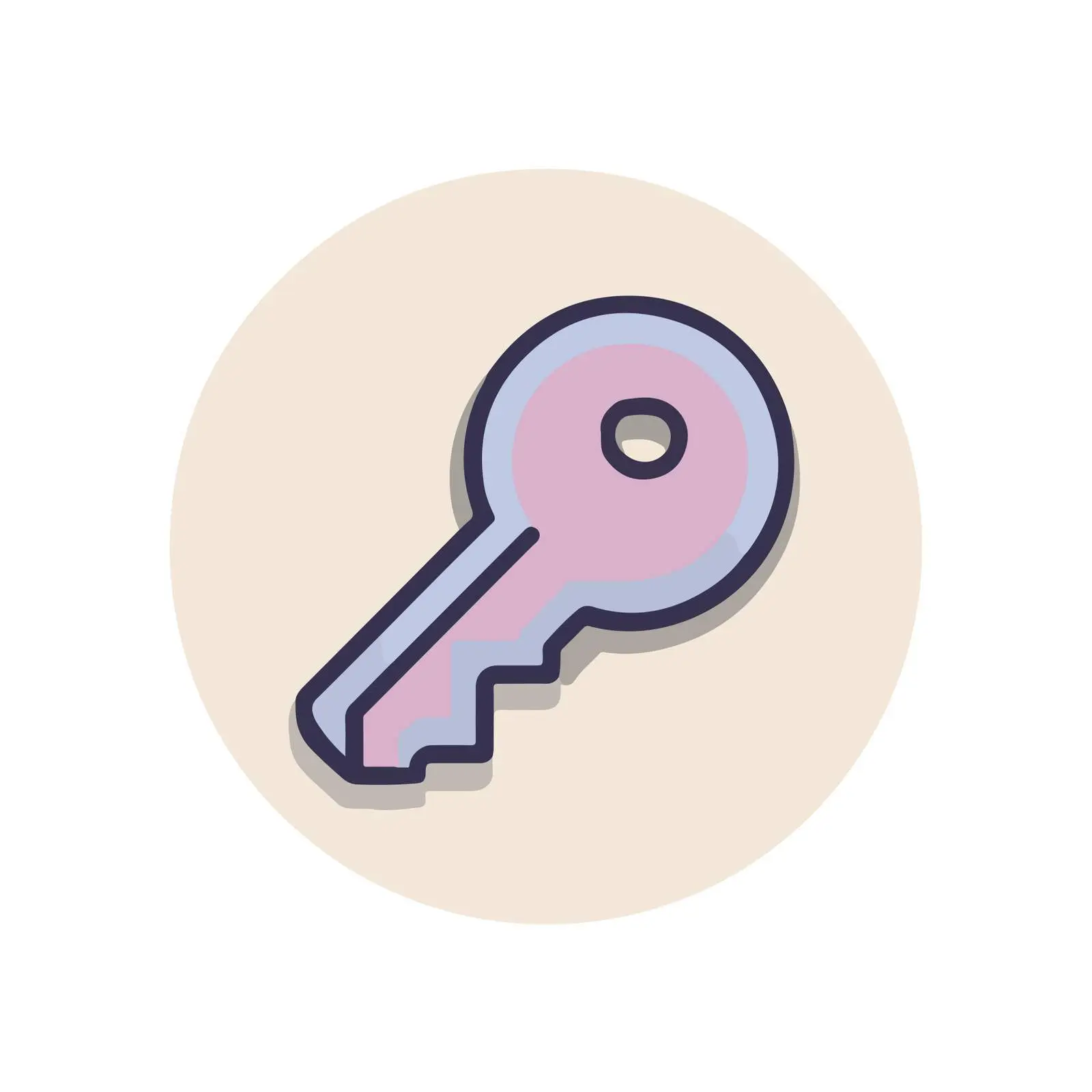 Modern Key Icon Design — free download from Dotvec