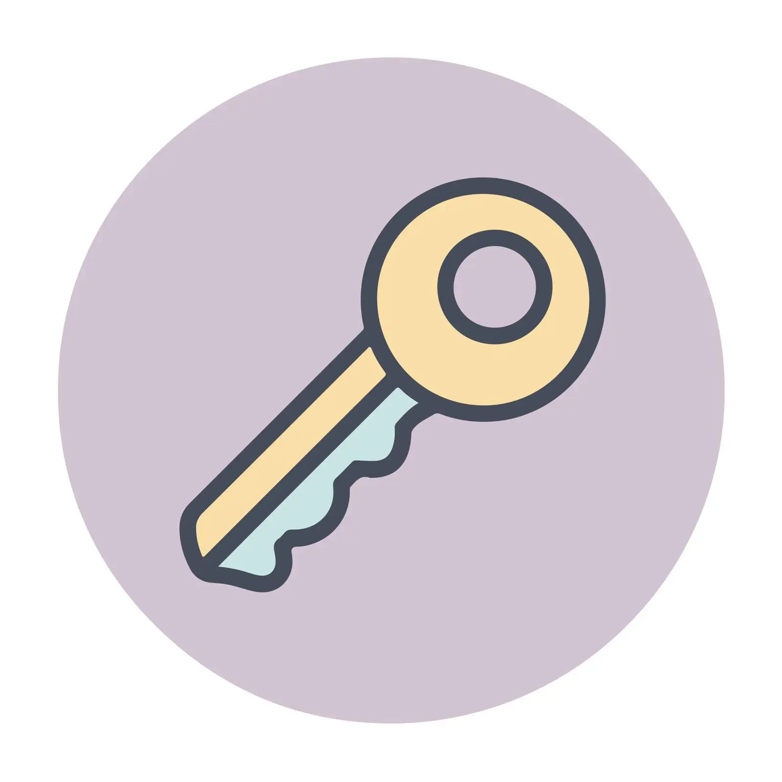 Flat Key Icon Design — free download from Dotvec