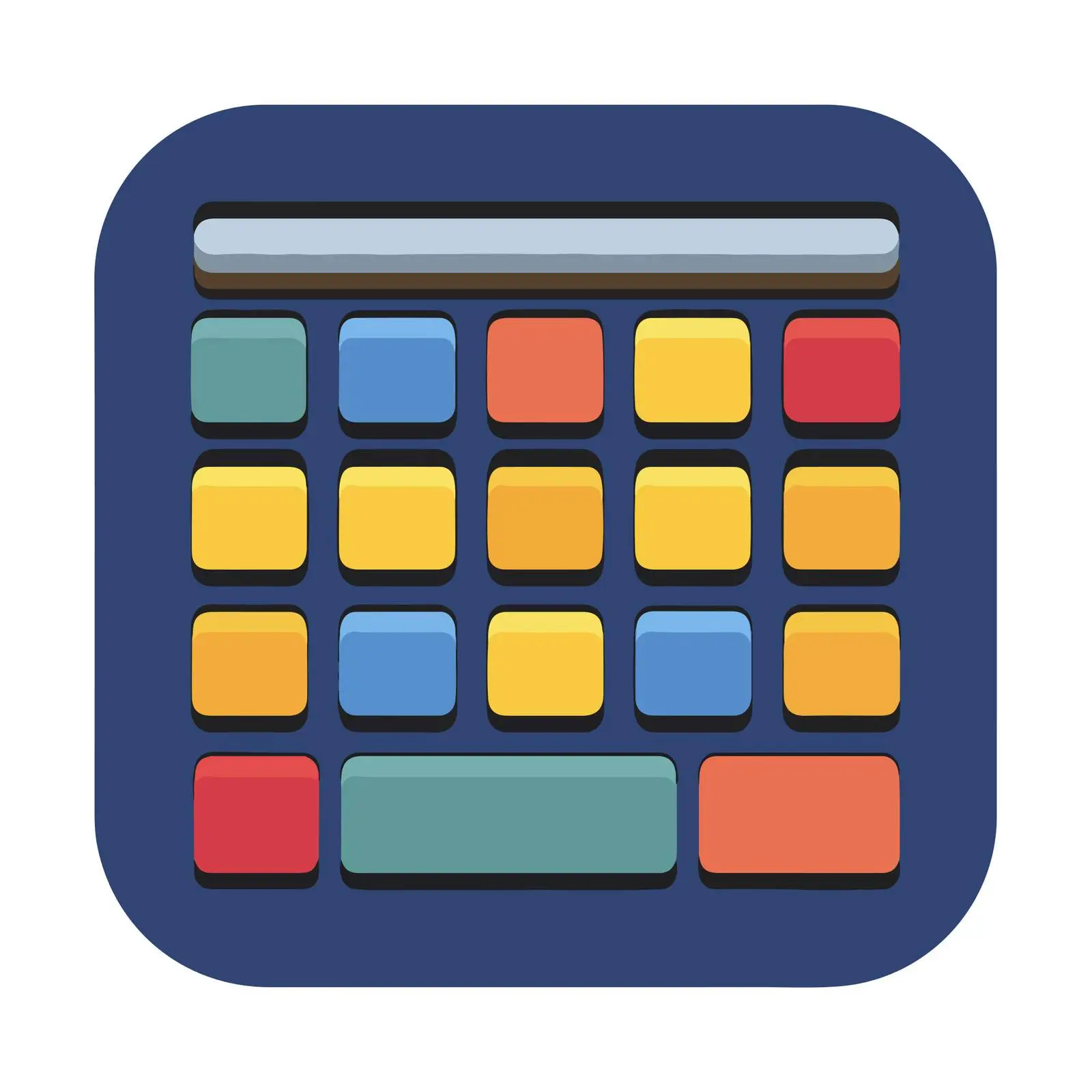 Bold Keyboard Icon Vector Design — free download from Dotvec