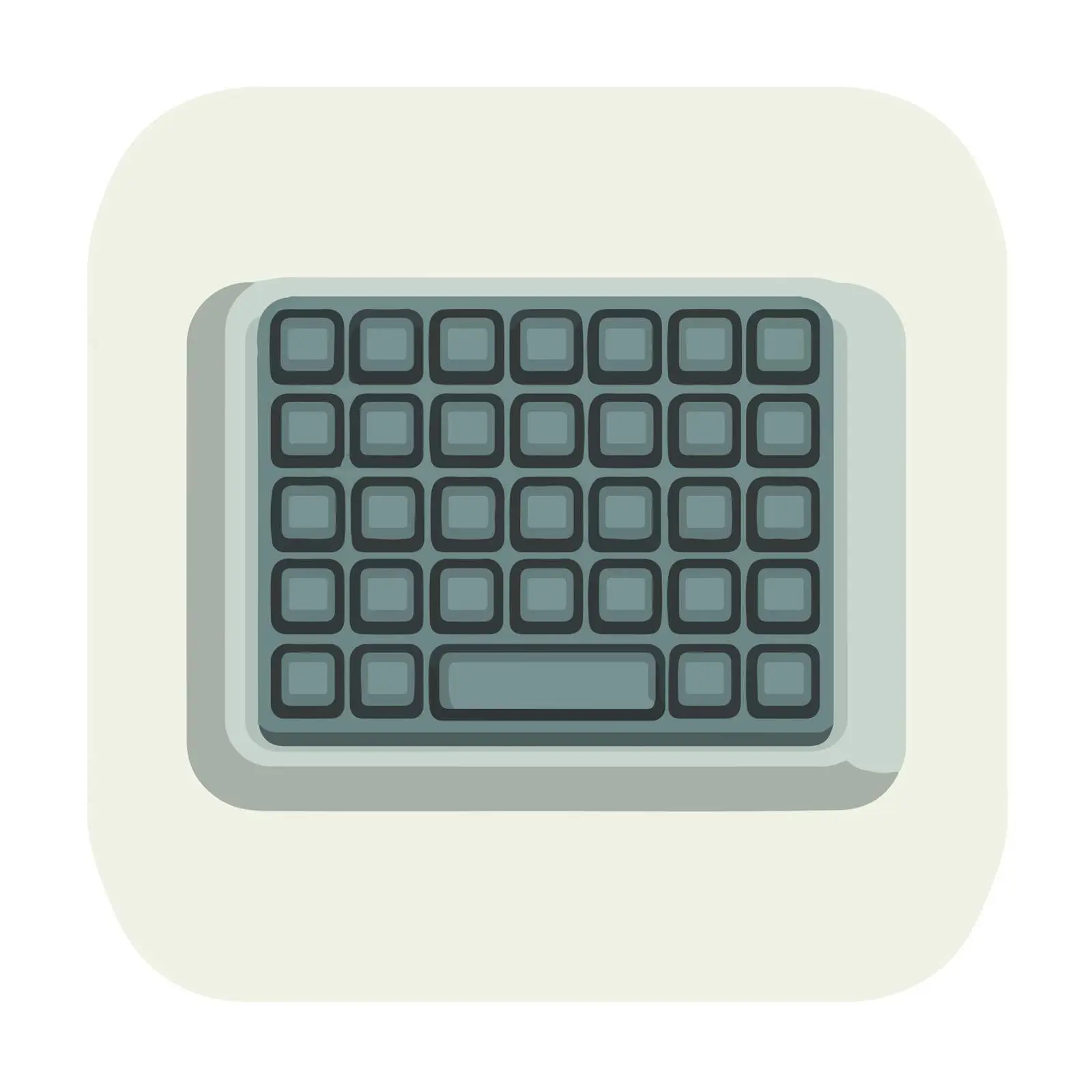 Bold Keyboard Icon — free download from Dotvec