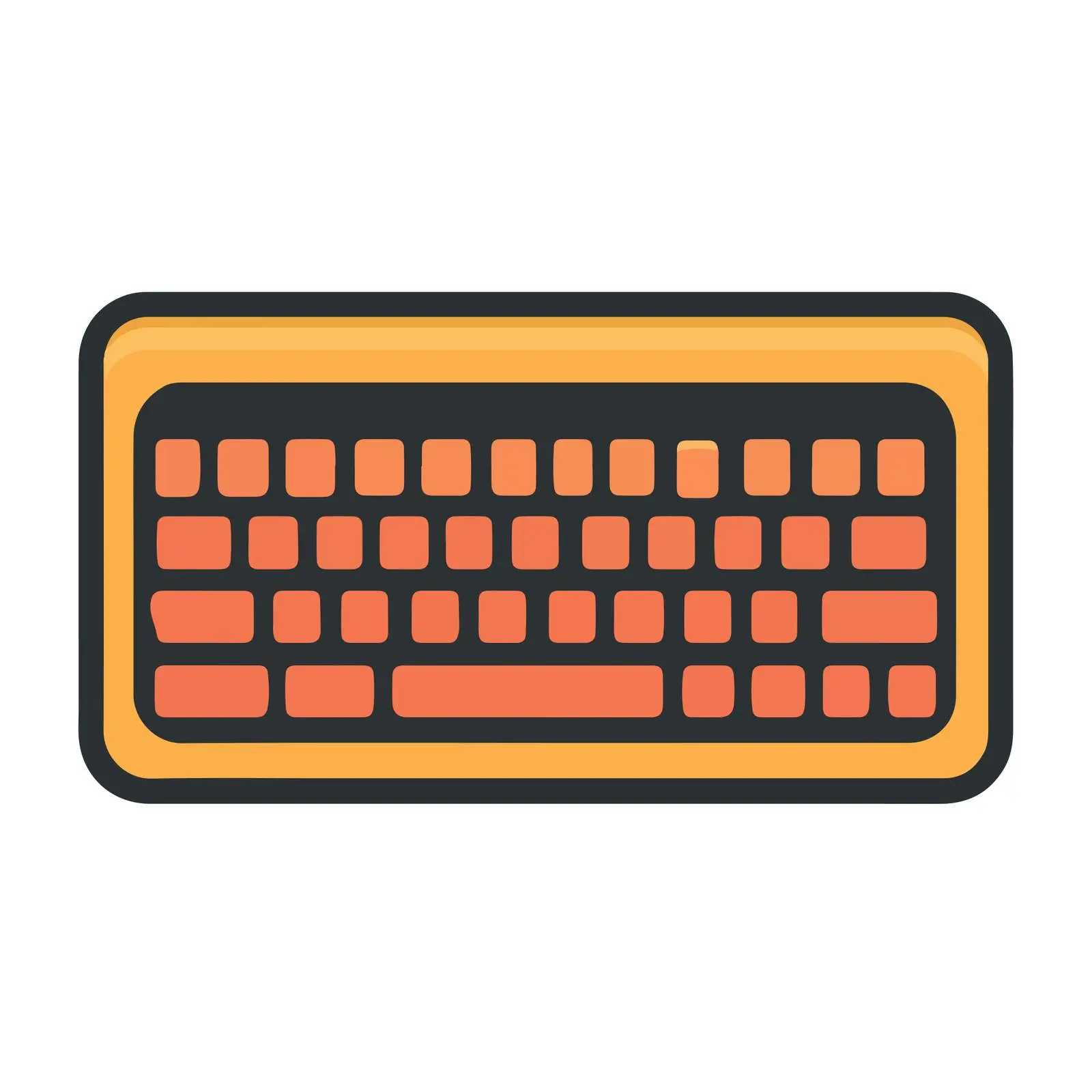 Bold Keyboard Icon Design — free download from Dotvec
