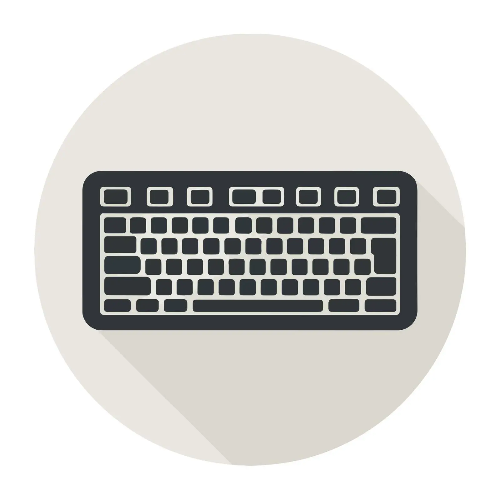 Geometric Keyboard Icon — free download from Dotvec