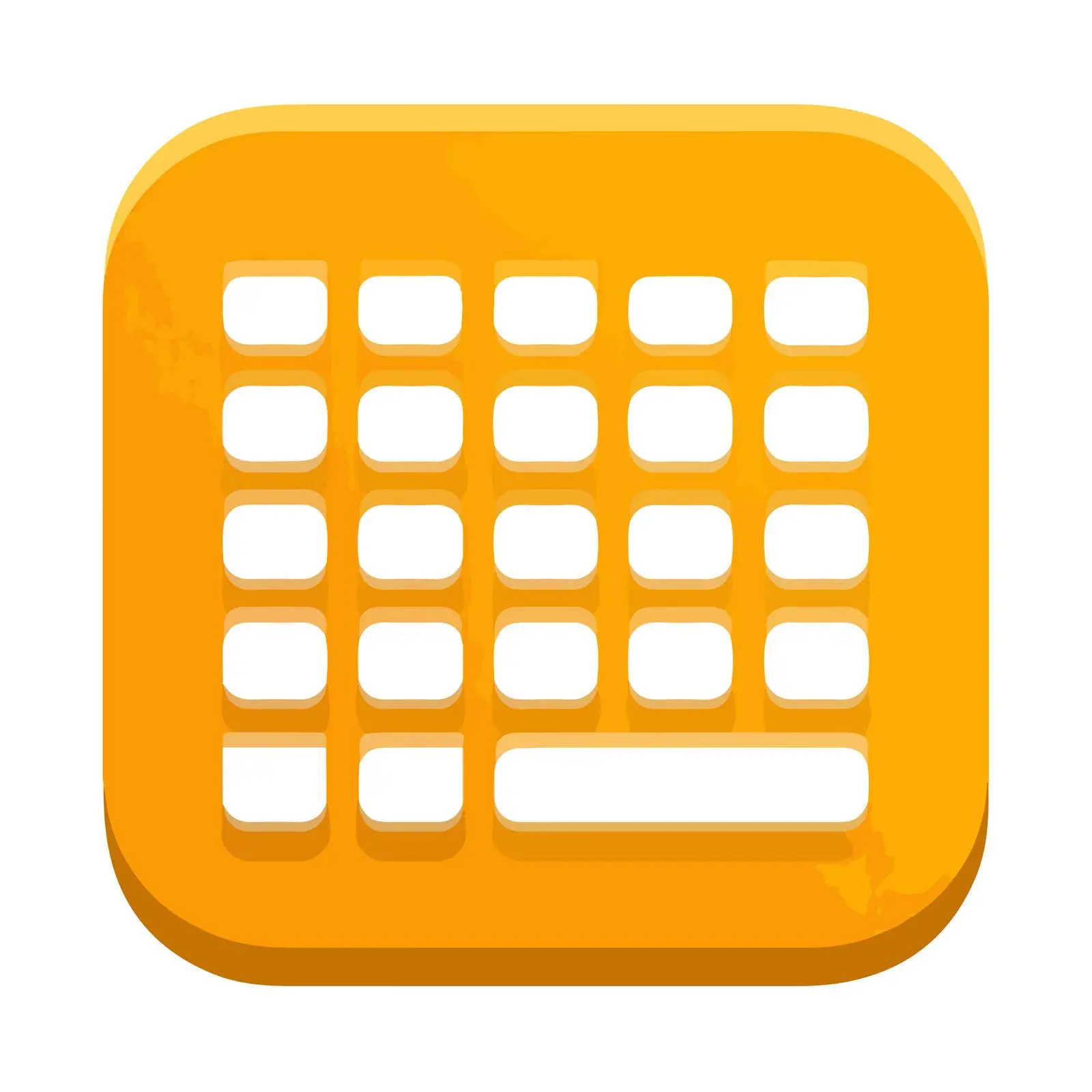 Modern Geometric Keyboard Icon — free download from Dotvec