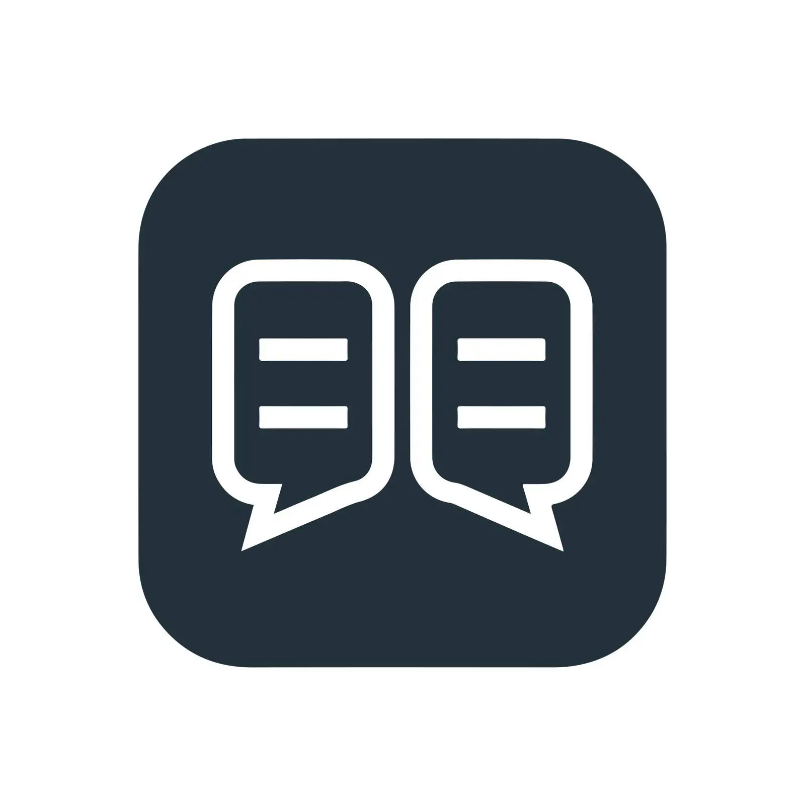 Bold Language Pictogram Icon — free download from Dotvec