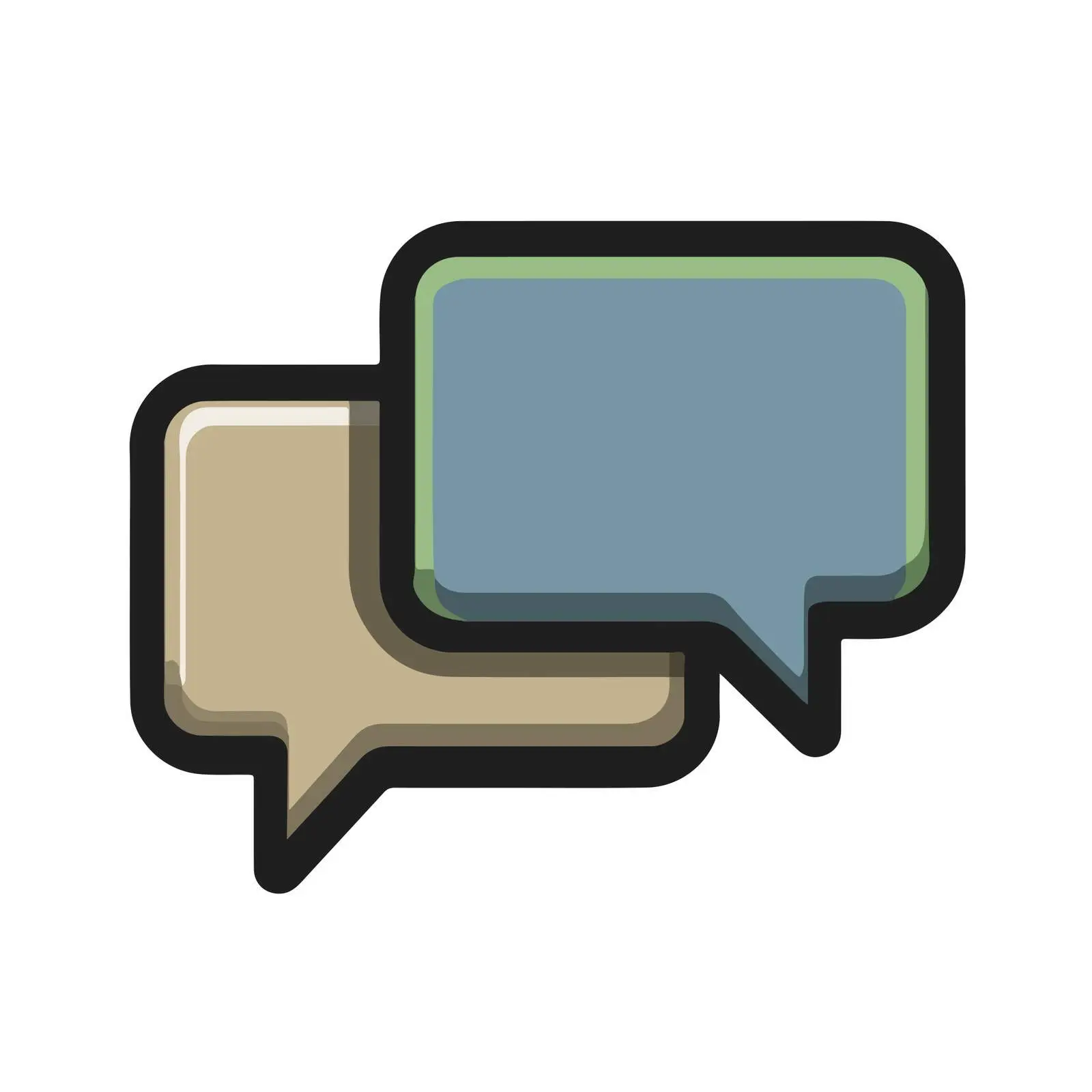 Bold Language Flat Icon — free download from Dotvec
