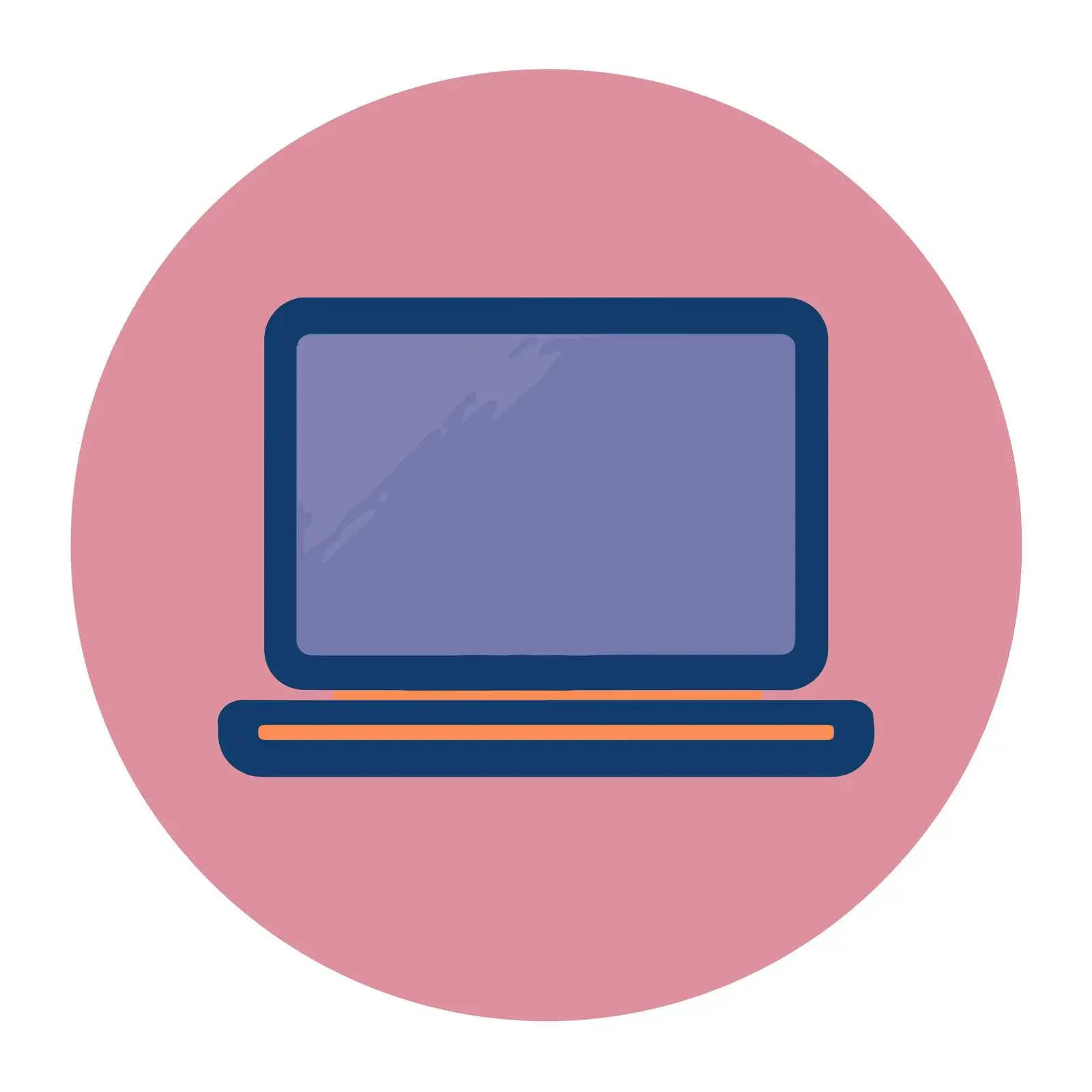 Modern Laptop Icon Design — free download from Dotvec