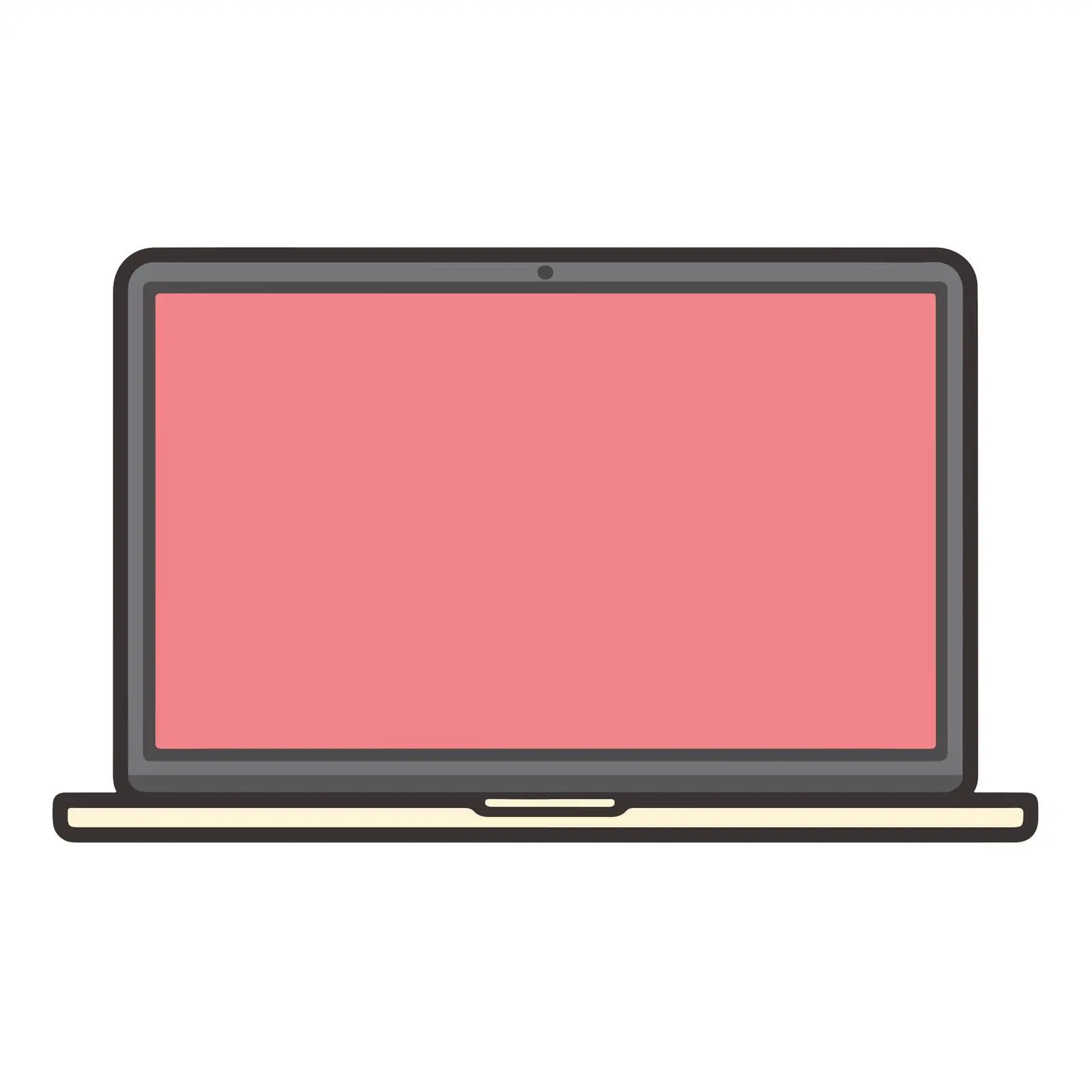 Bold Laptop Icon — free download from Dotvec
