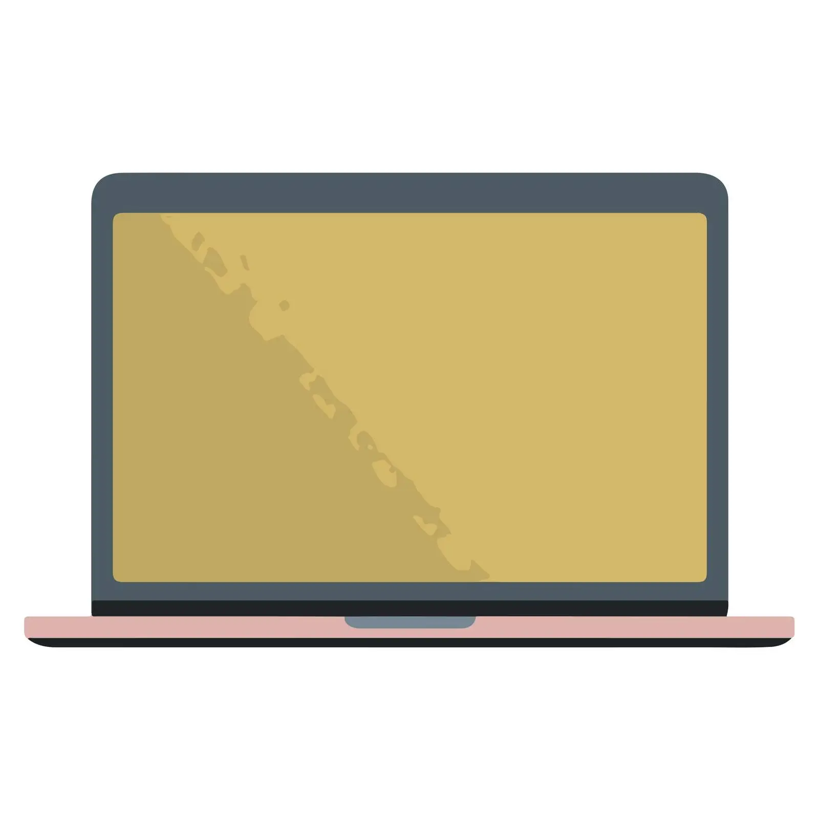 Modern Laptop Icon — free download from Dotvec