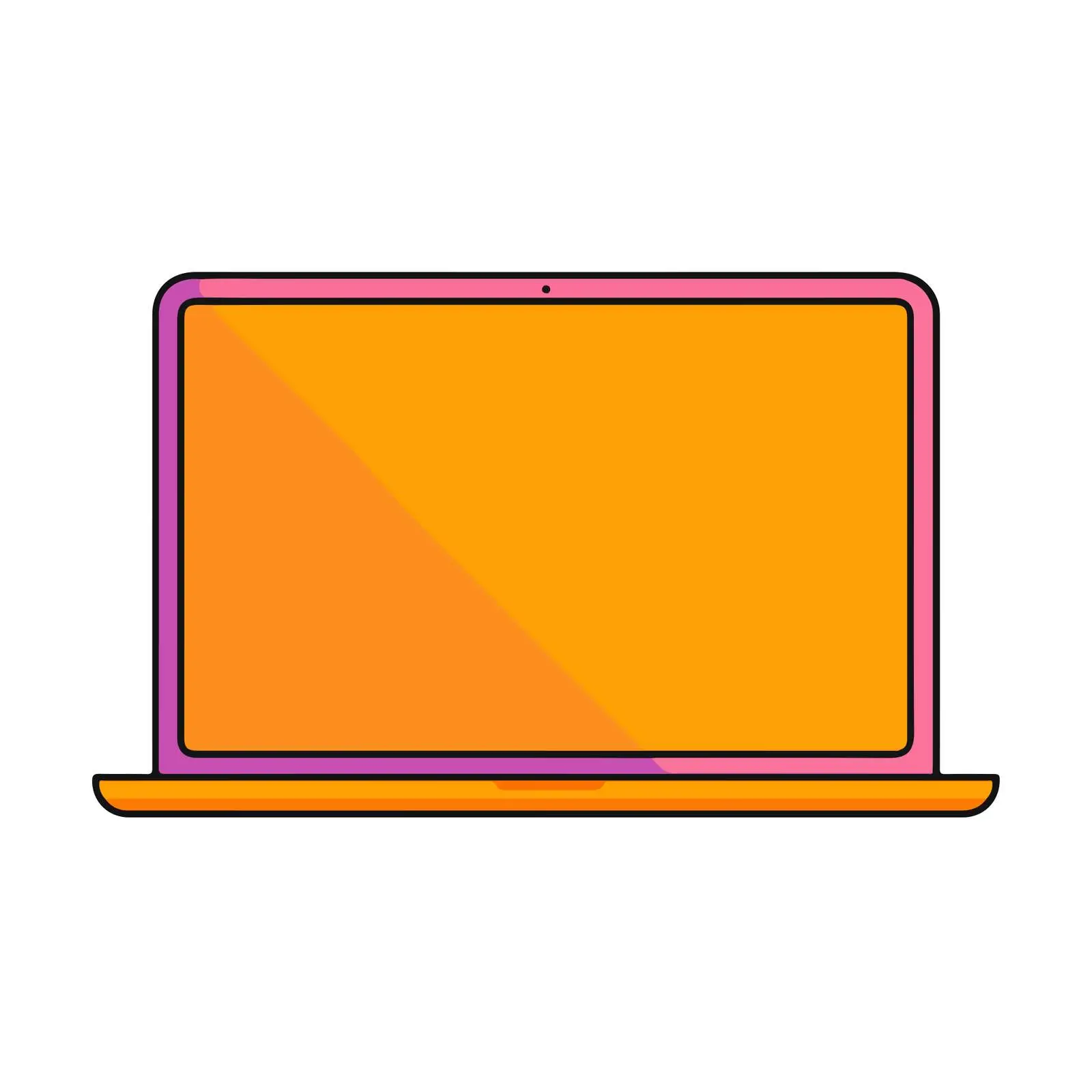 Modern Laptop Icon Design — free download from Dotvec