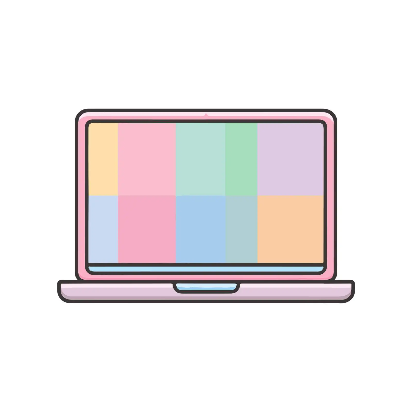 Sleek Laptop Icon — free download from Dotvec