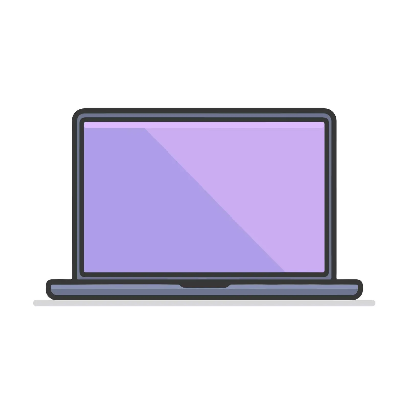 Sleek Laptop Icon — free download from Dotvec