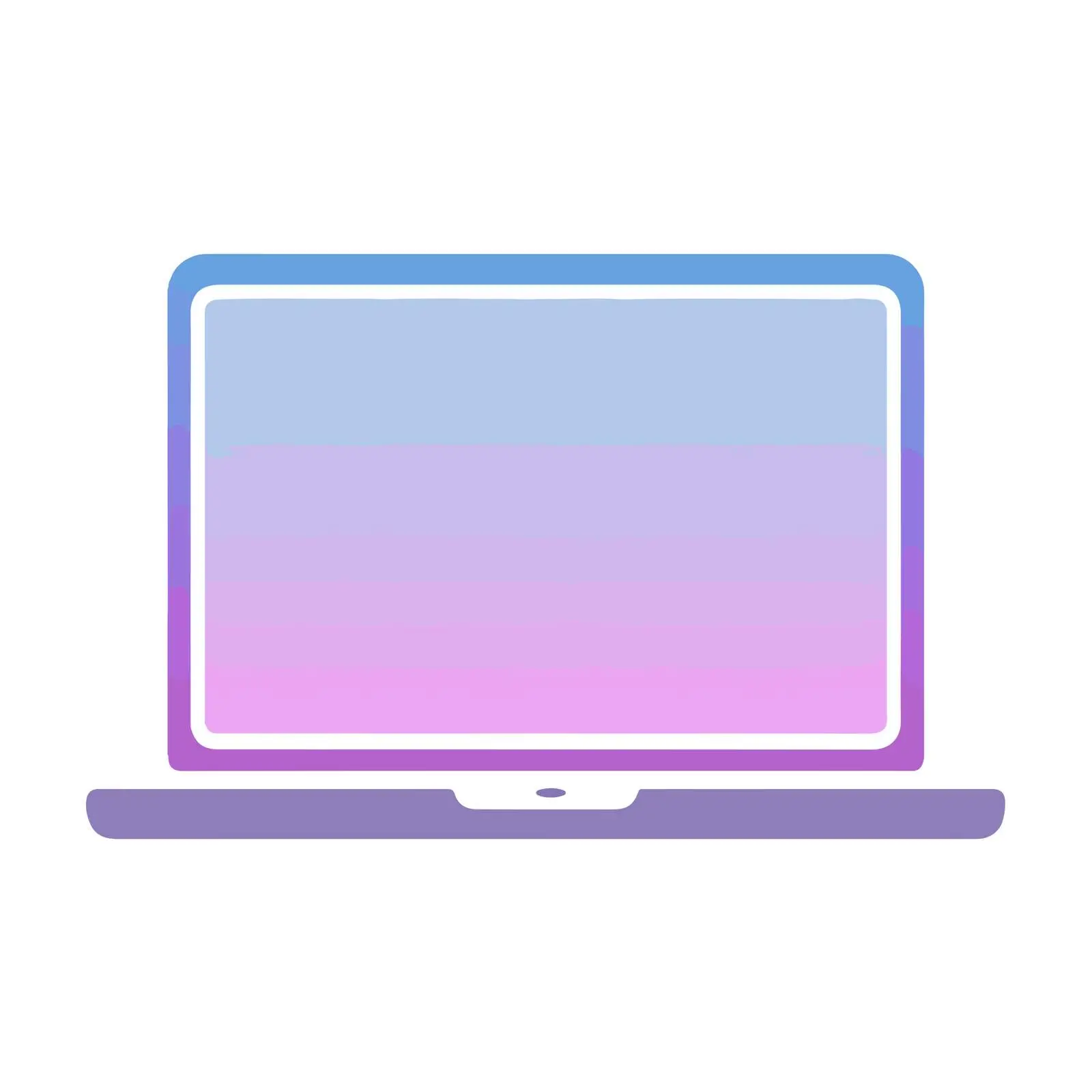 Minimal Bold Laptop Icon — free download from Dotvec