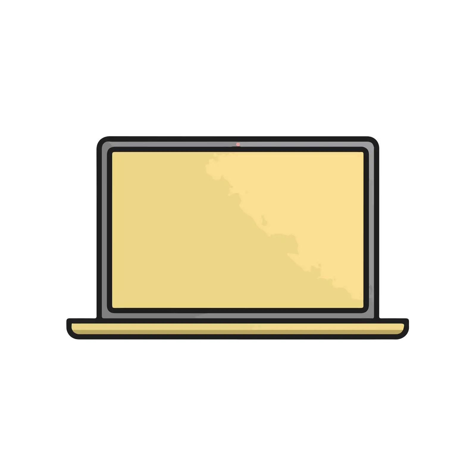 Technical Laptop Icon — free download from Dotvec