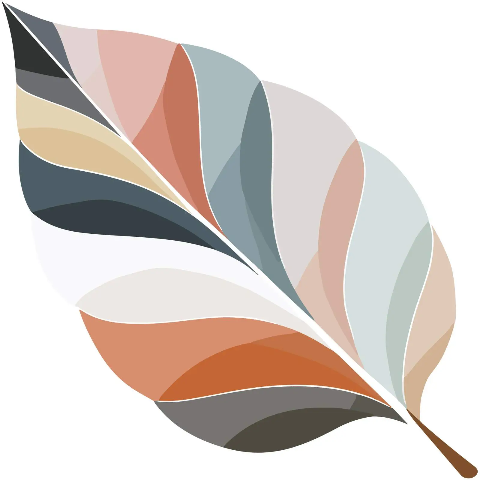 Bold Leaf Flat Icon Design — free download from Dotvec