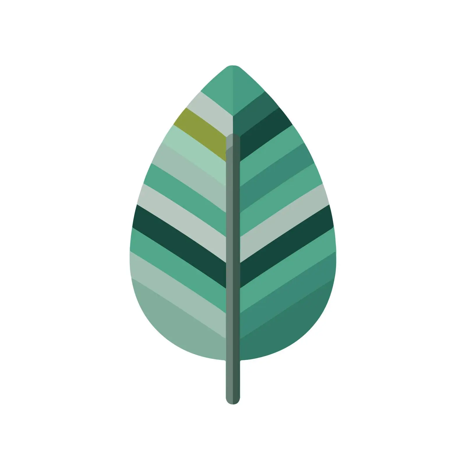 Bold Leaf Icon Design — free download from Dotvec